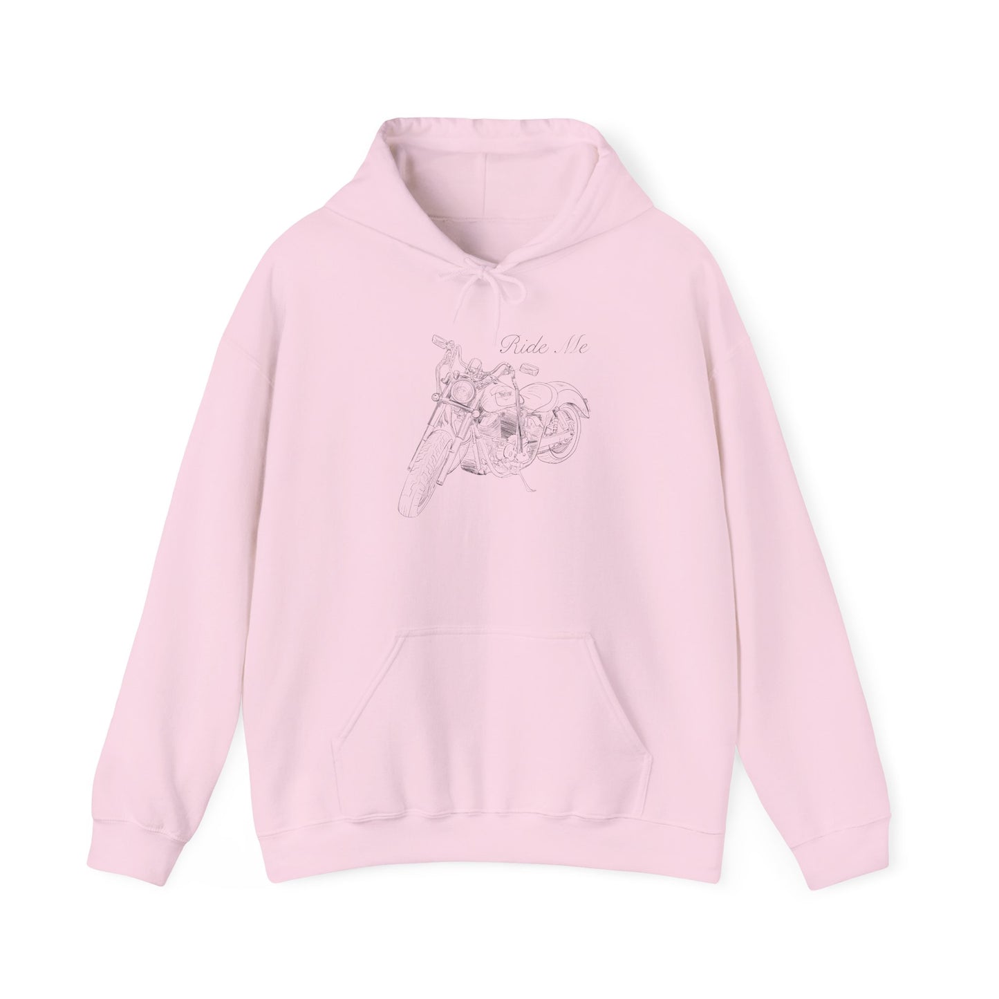 Ride Me Harley Motorcycle Drawing Hoodie Sweatshirt