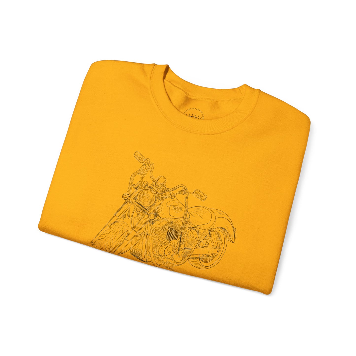 Motorcycle Drawing Sweatshirt