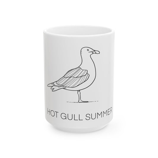 Hot Gull Summer Mug - One Bird