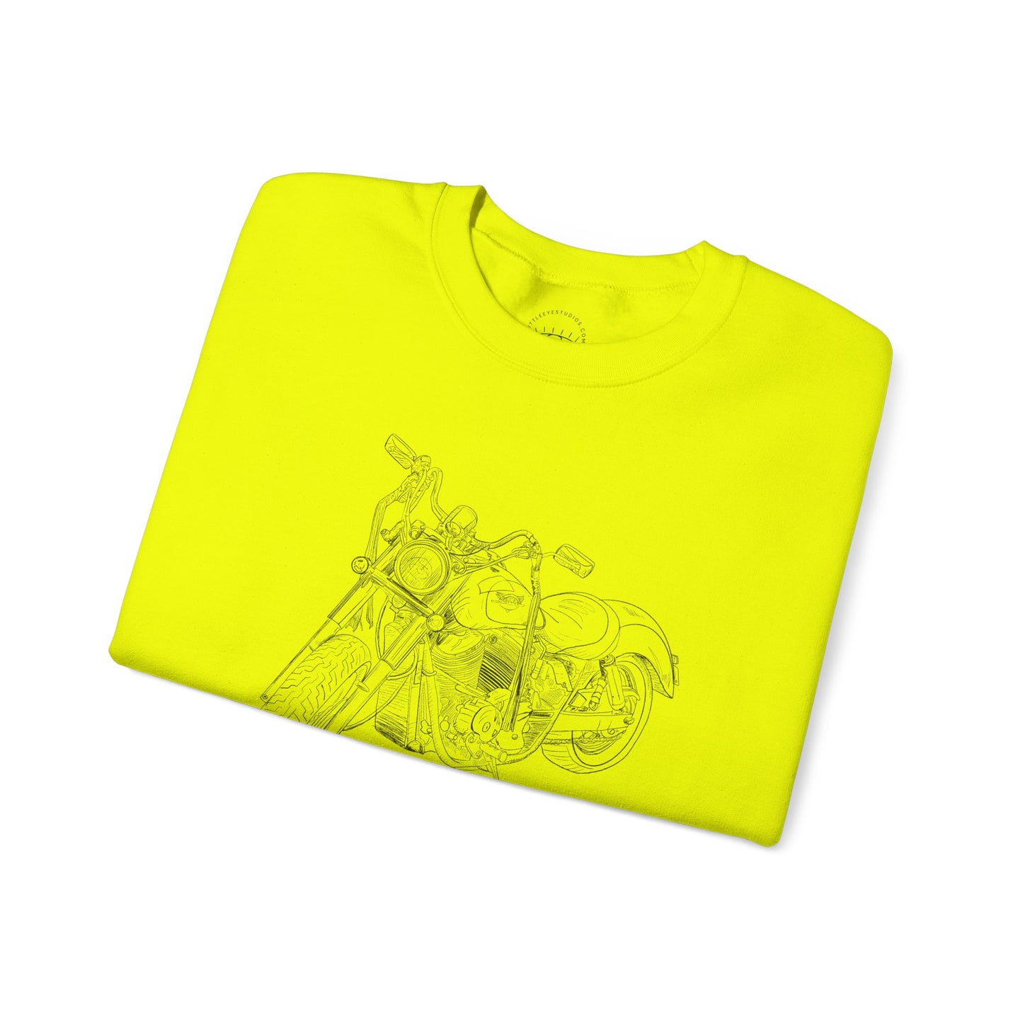 Motorcycle Drawing Sweatshirt