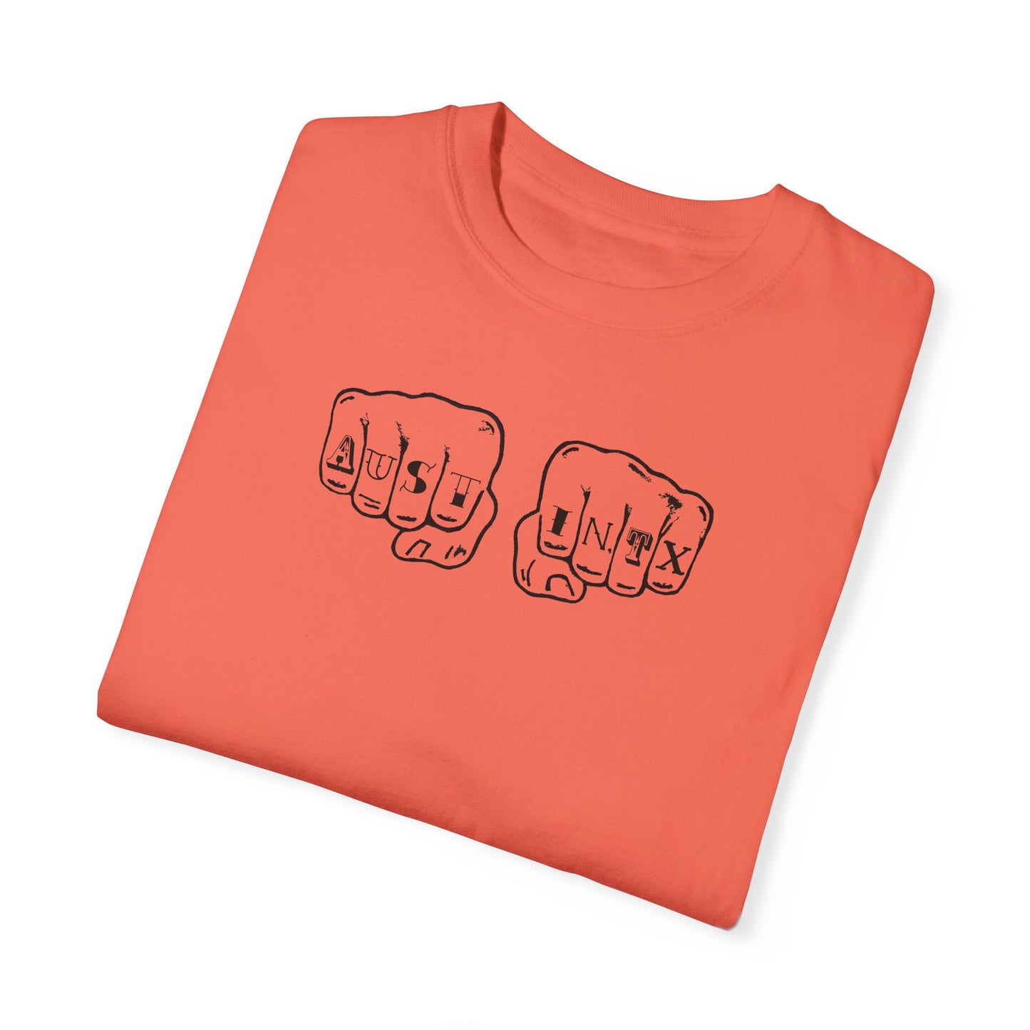 Austin Knuckle Tats - Tattooed Fists Tee