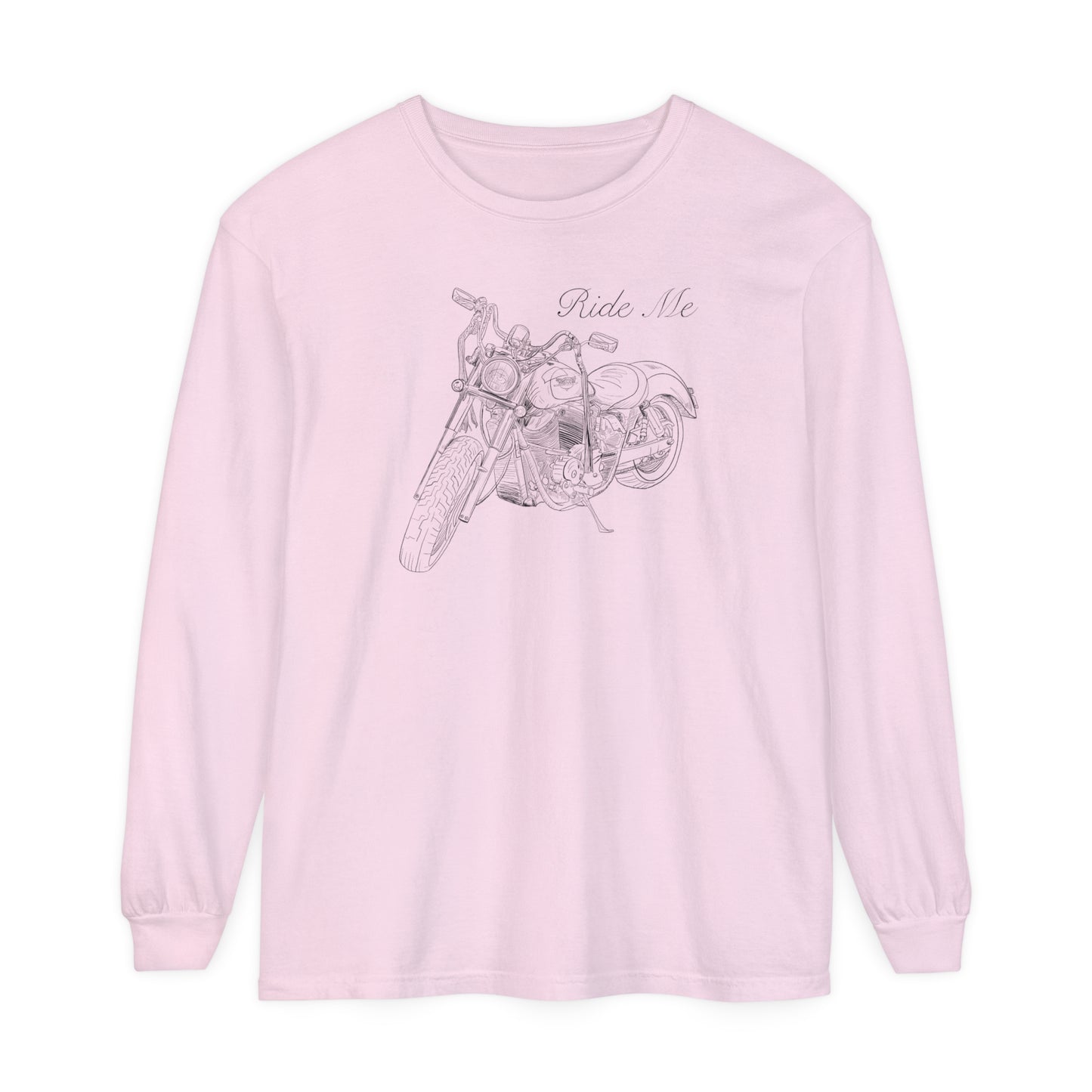 Ride Me Motorcycle Long Sleeve Tee