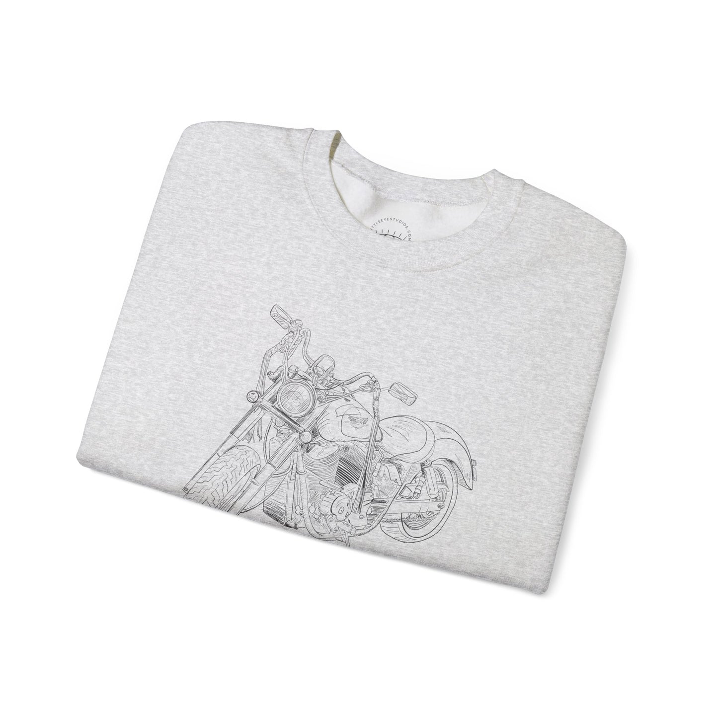 Motorcycle Drawing Sweatshirt