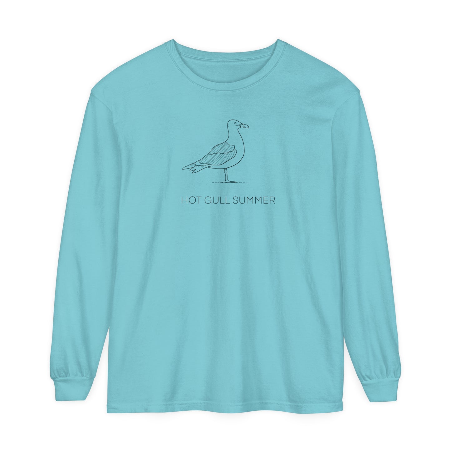 Hot Gull Summer Seagull Long Sleeve Tee