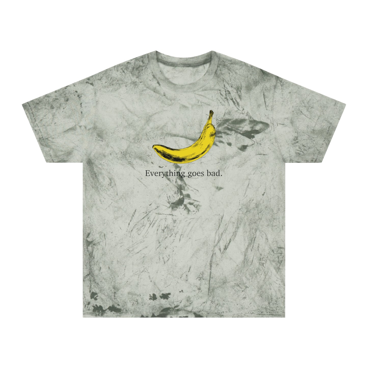 Everything Goes Bad Yellow Banana Color Blast Tee