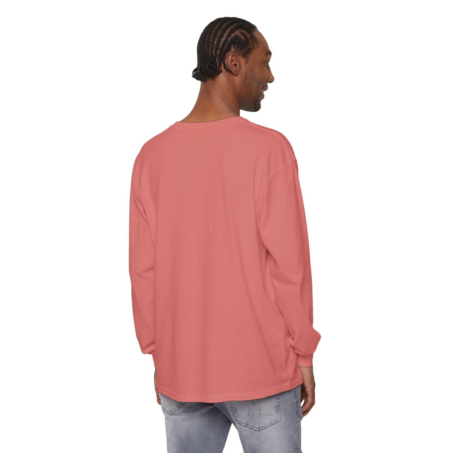 Cat Long Sleeve Tee (Transparent Style Cat) - Cat Drawing Shirt