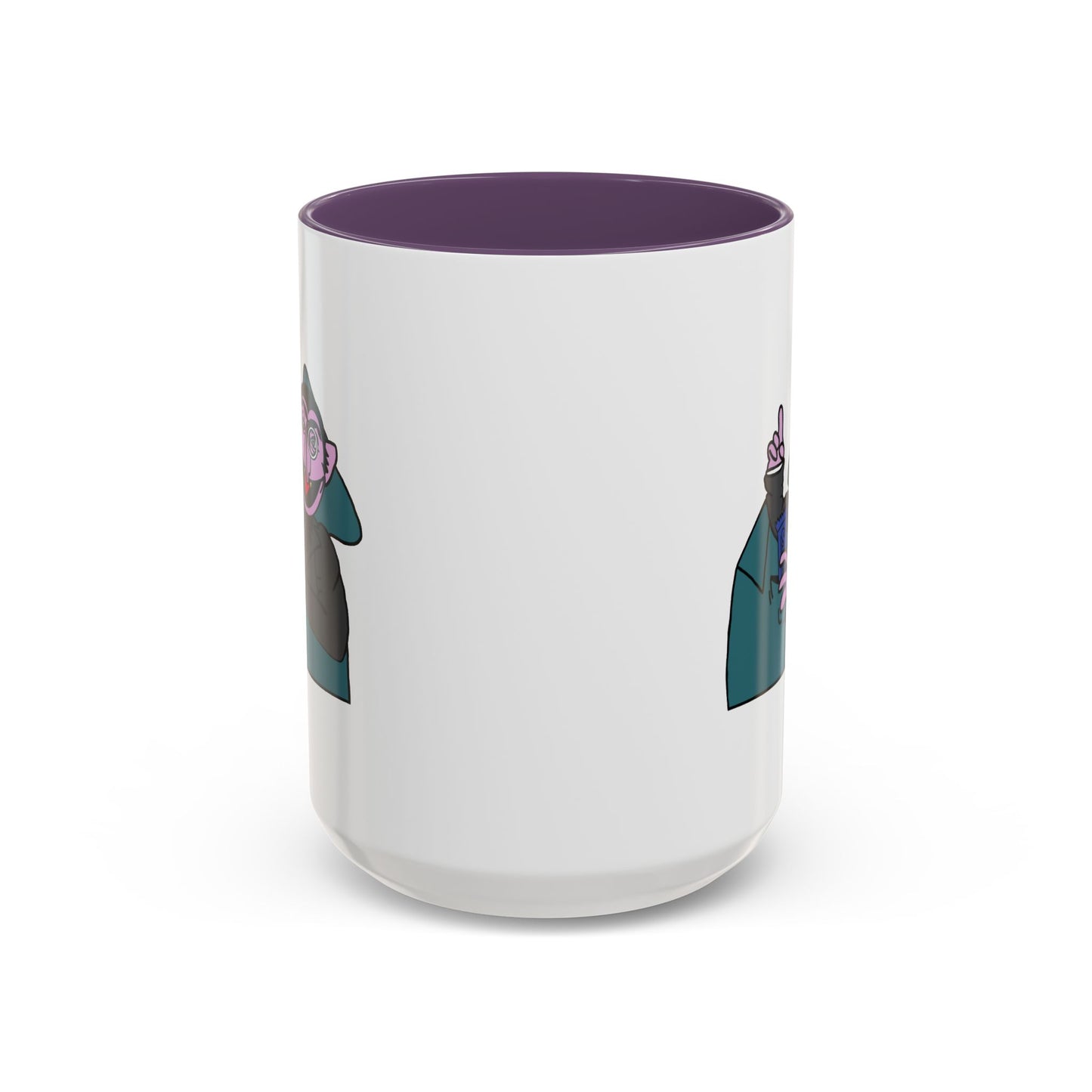 The Count Stealing Candy Accent Mug - Sesame Street The Count Parody Coffee Mug