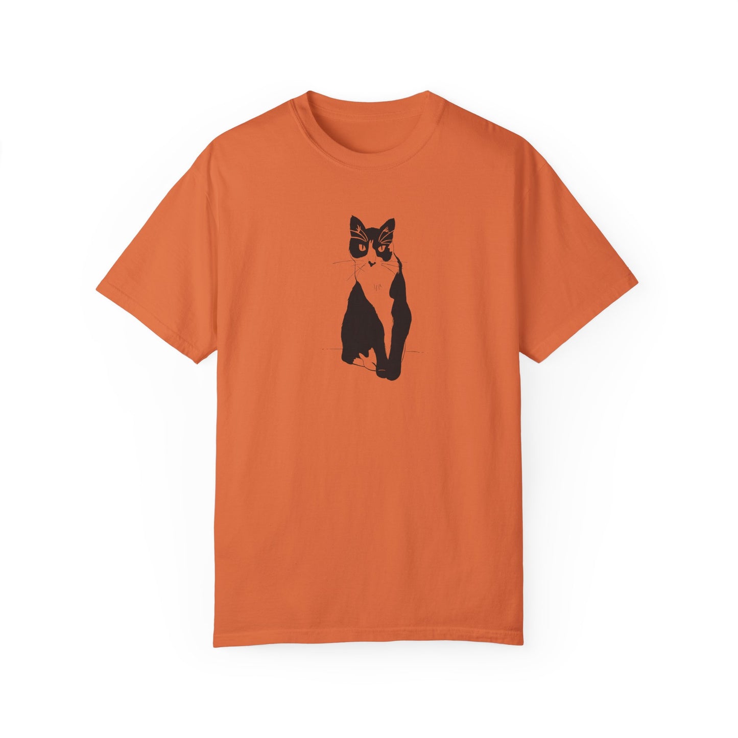 Cat Tee (Transparent Style Cat) - Cat Drawing Shirt