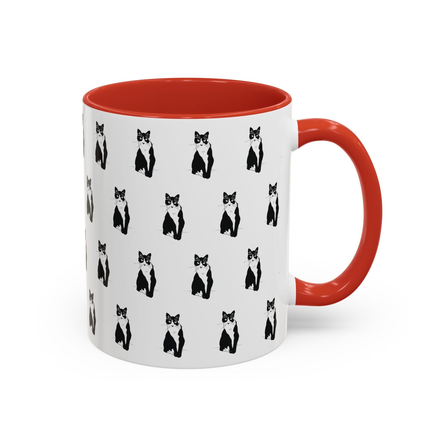 Herd of Cats Accent Mug (Transparent Style Cat) - Cat Mug