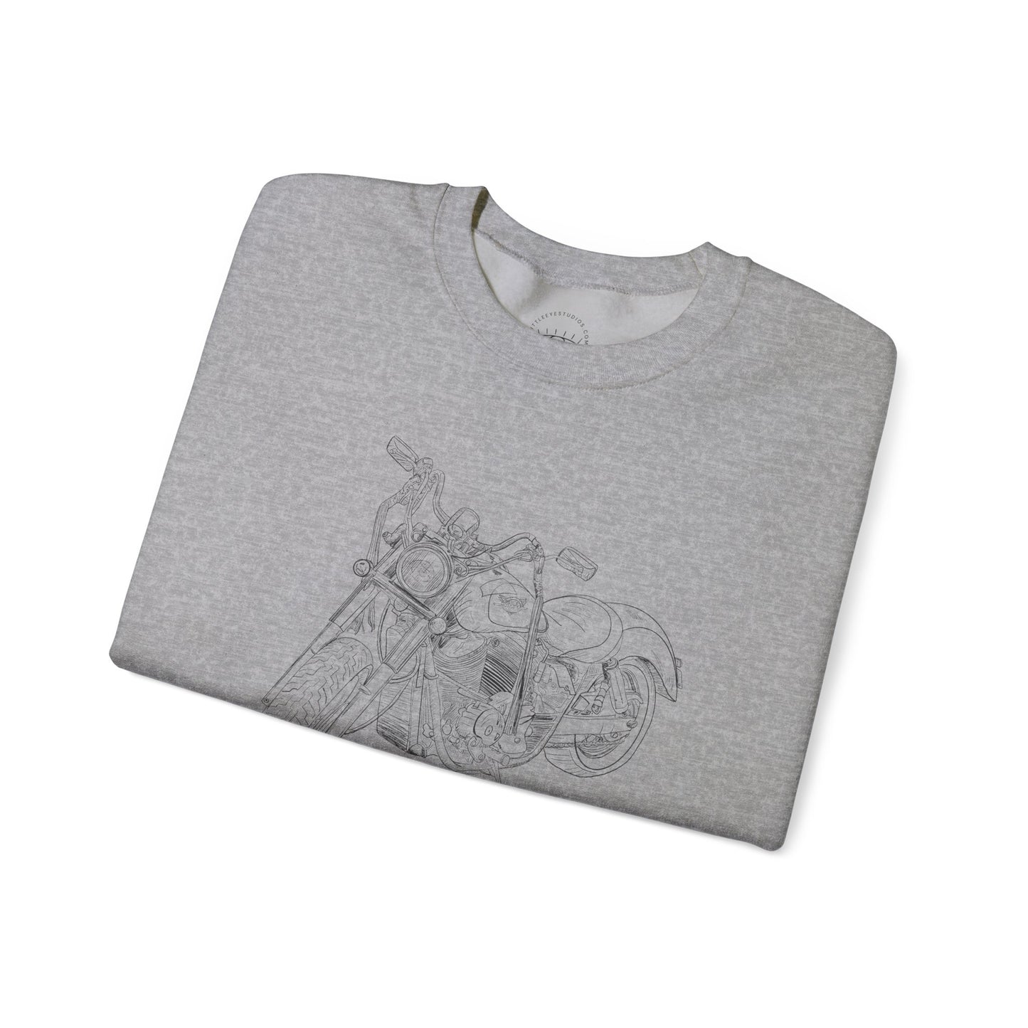 Motorcycle Drawing Sweatshirt