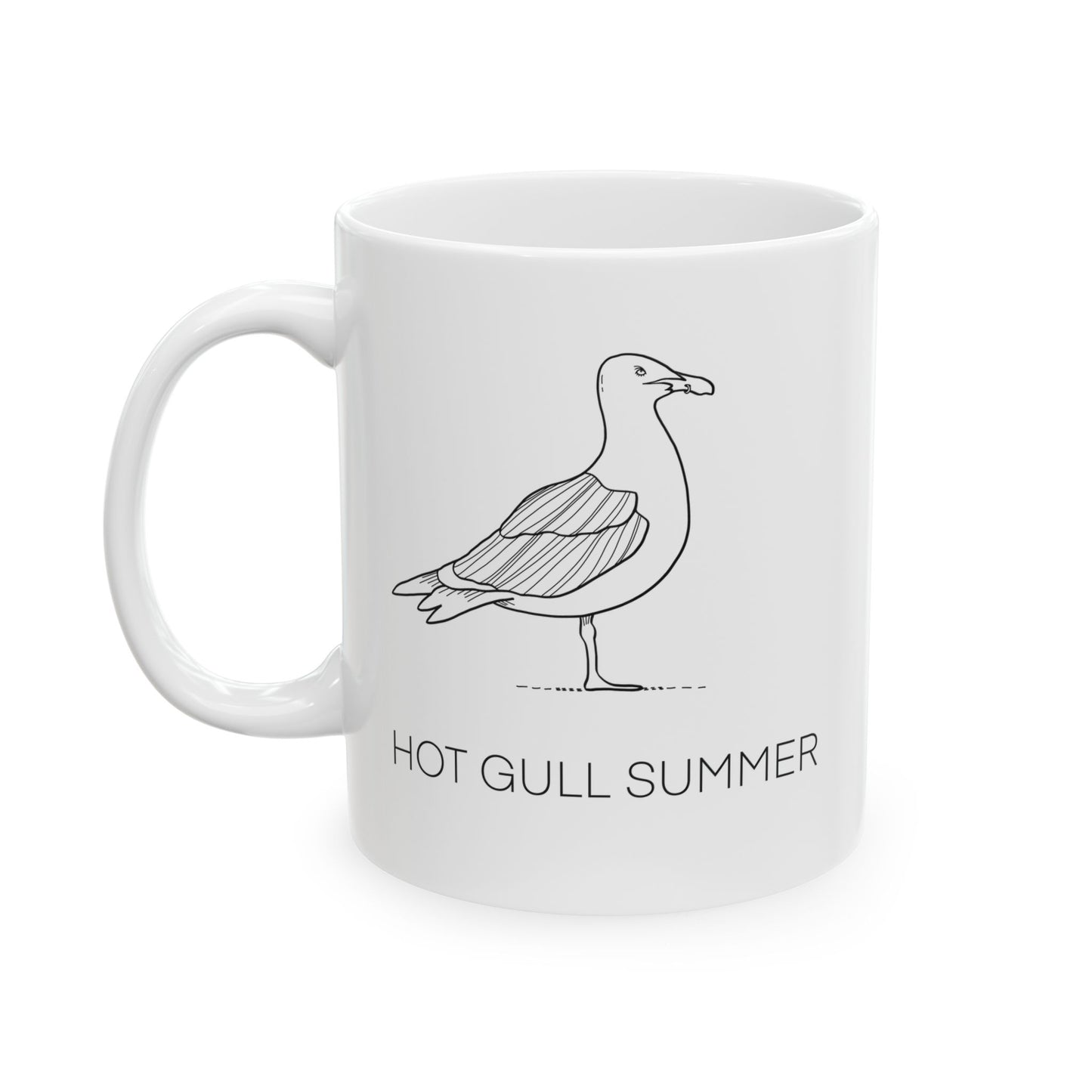 Hot Gull Summer Seagull Coffee Mug