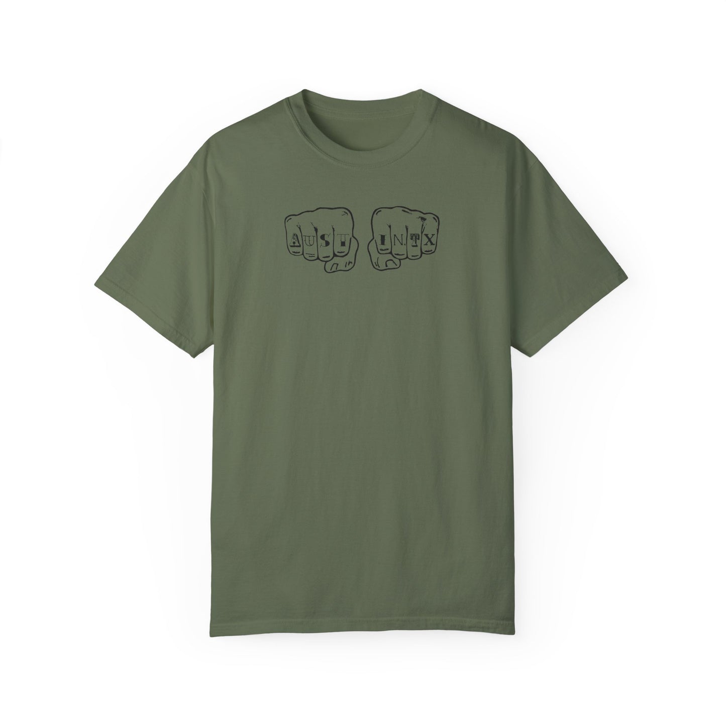 Austin Knuckle Tats - Tattooed Fists Tee
