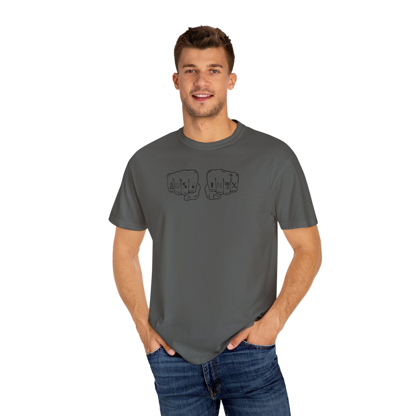 Austin Knuckle Tats - Tattooed Fists Tee
