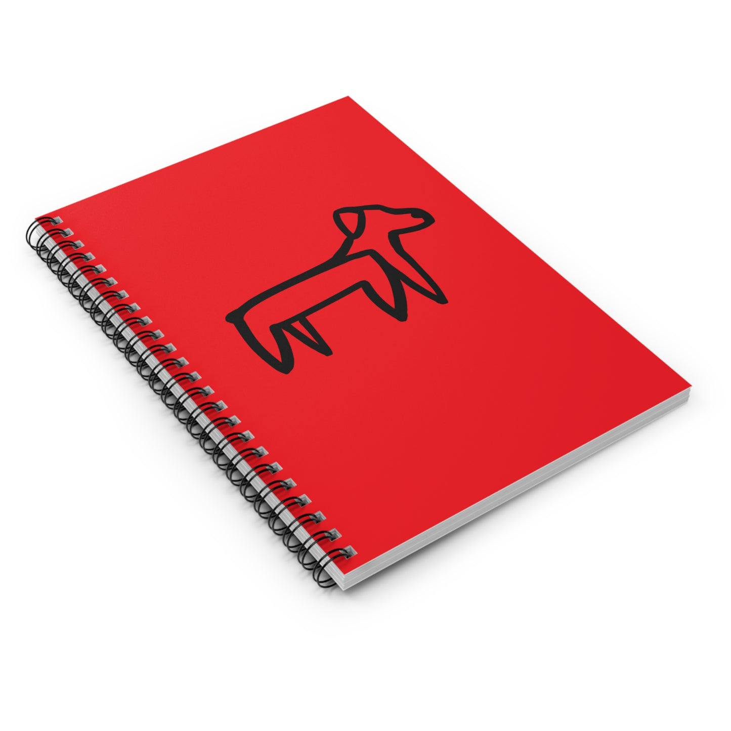 Red Dog Spiral Notebook
