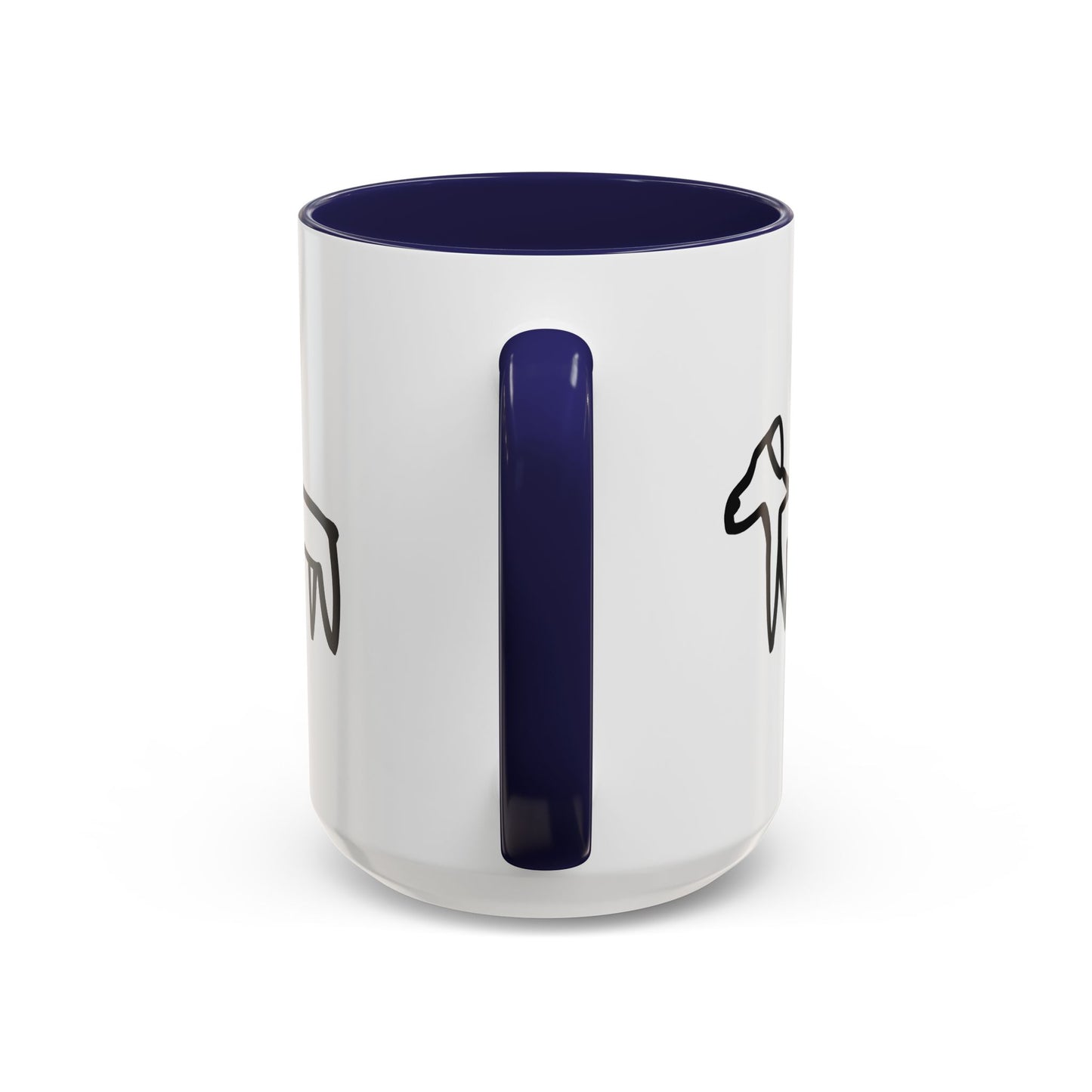 Double Dog Accent Mug