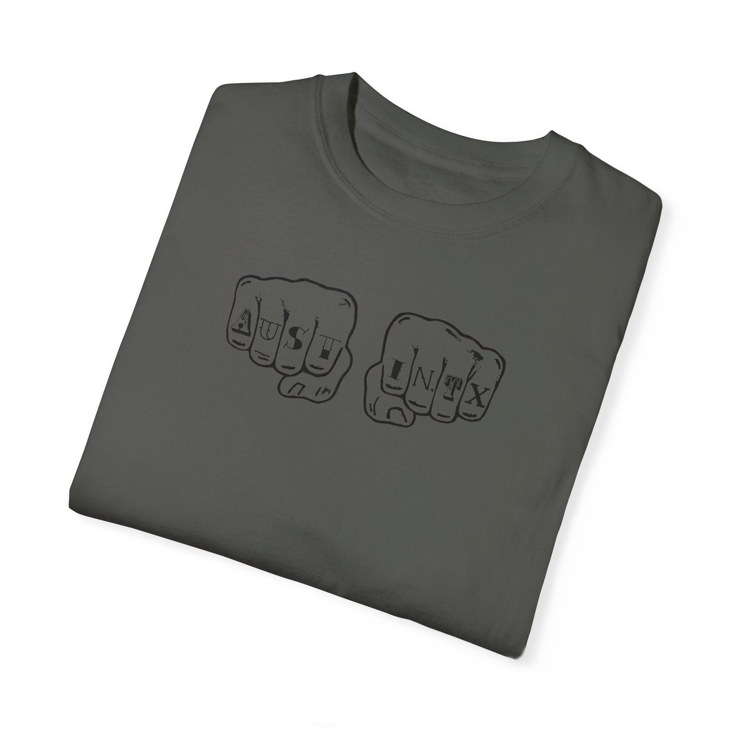 Austin Knuckle Tats - Tattooed Fists Tee