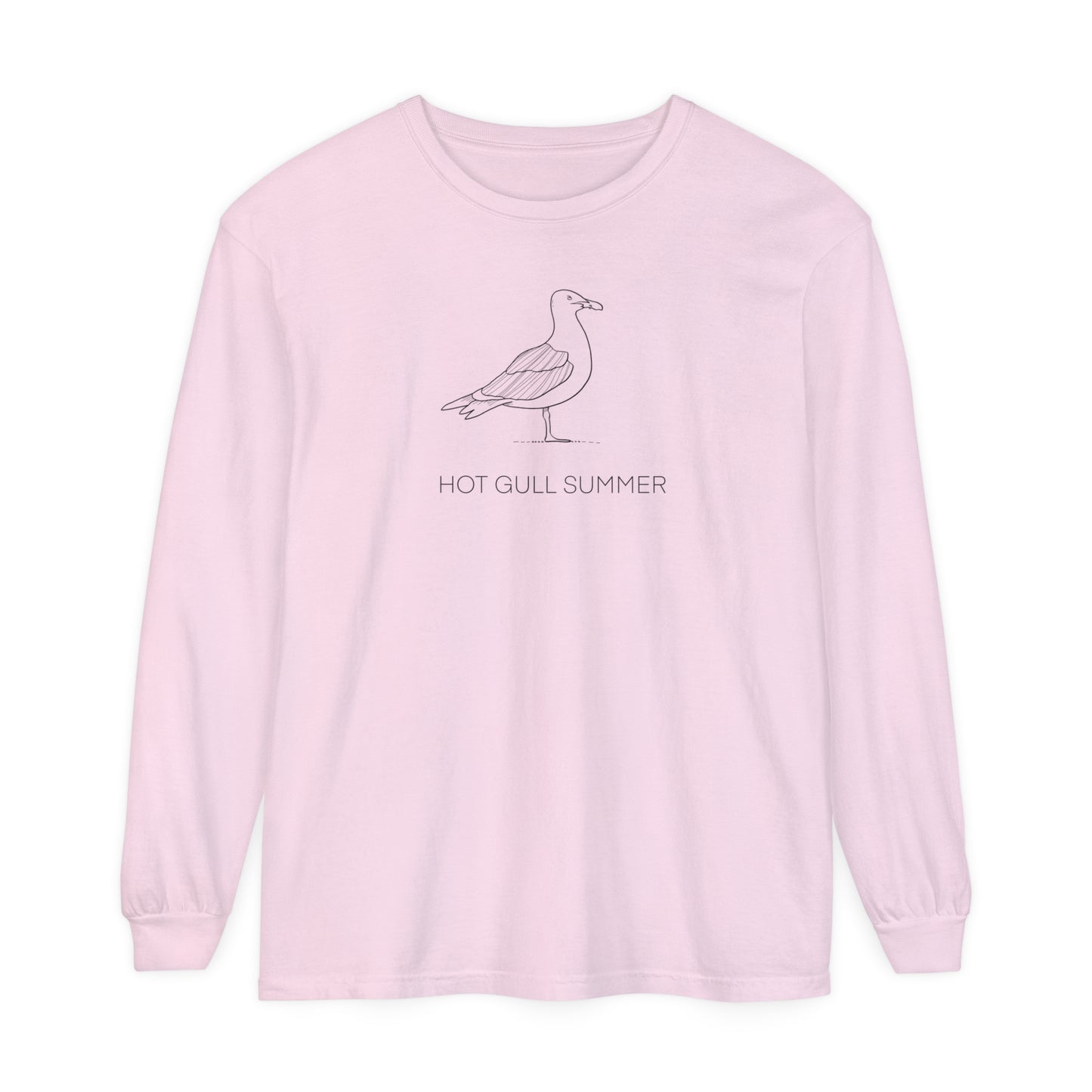 Hot Gull Summer Seagull Long Sleeve Tee