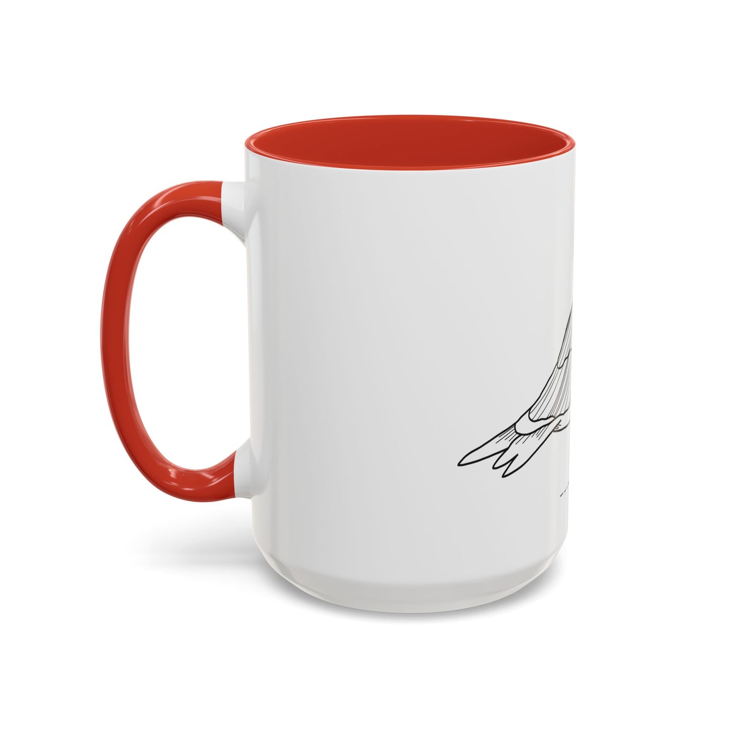 Hot Gull Accent Mug - One Bird