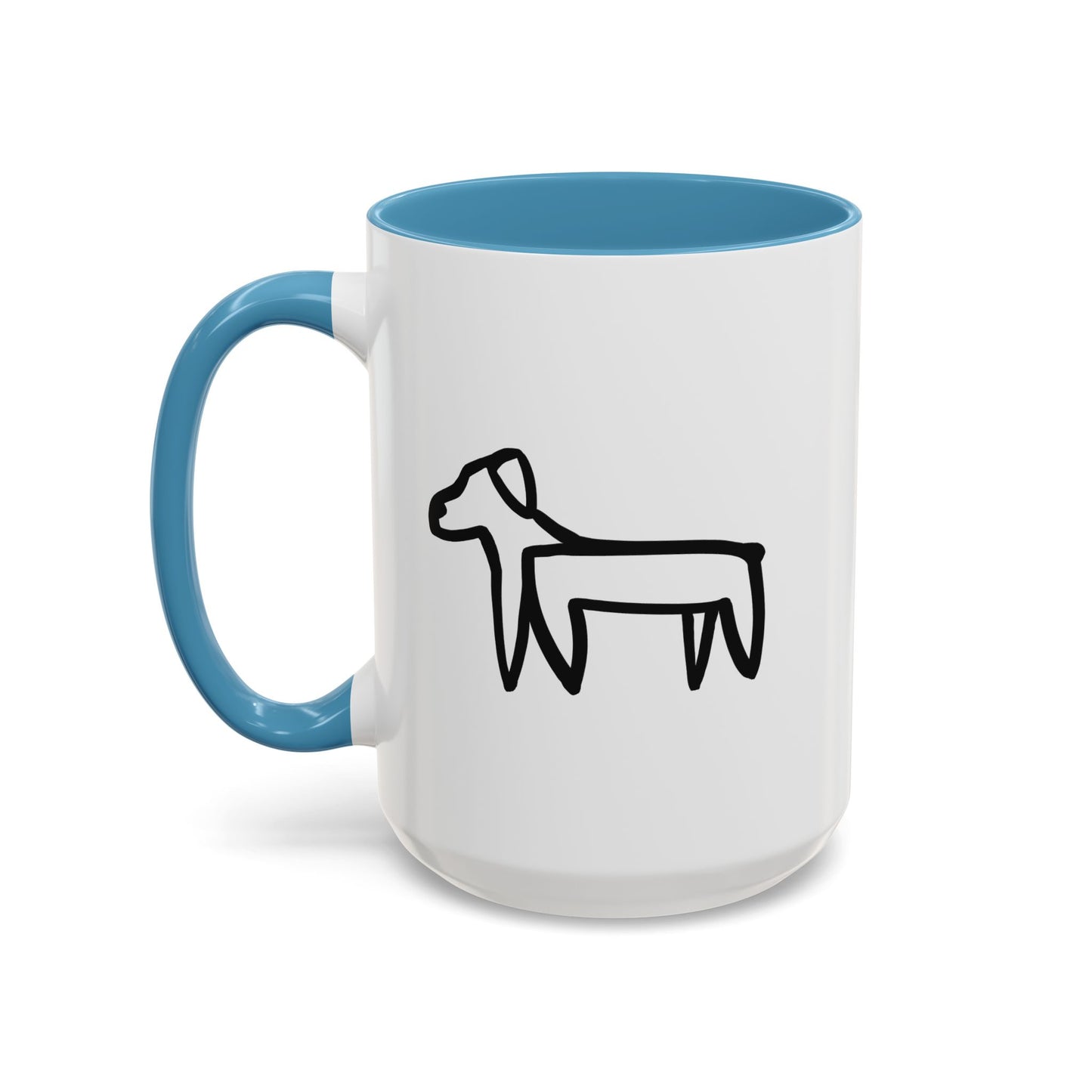 Double Dog Accent Mug