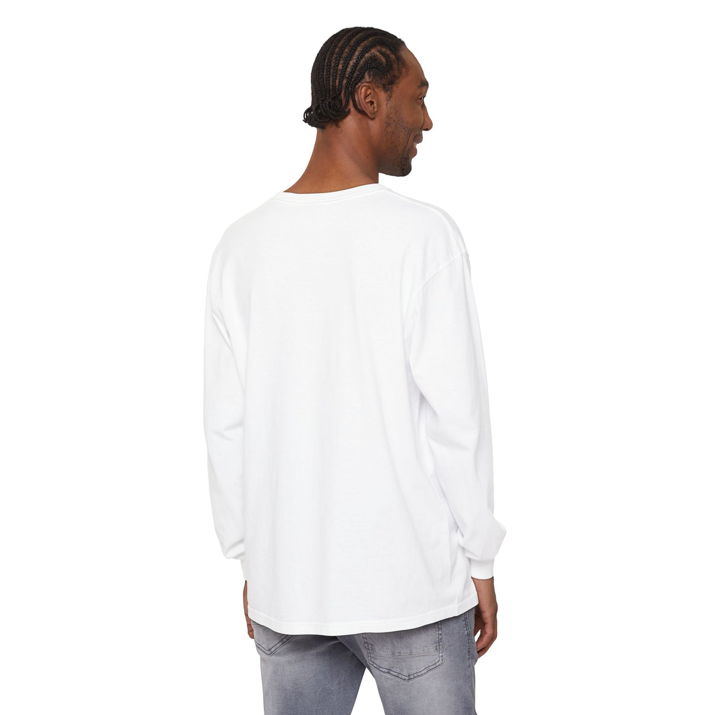 Cattitude Long Sleeve Tee (Transparent Style Cat) - Cat What Shirt