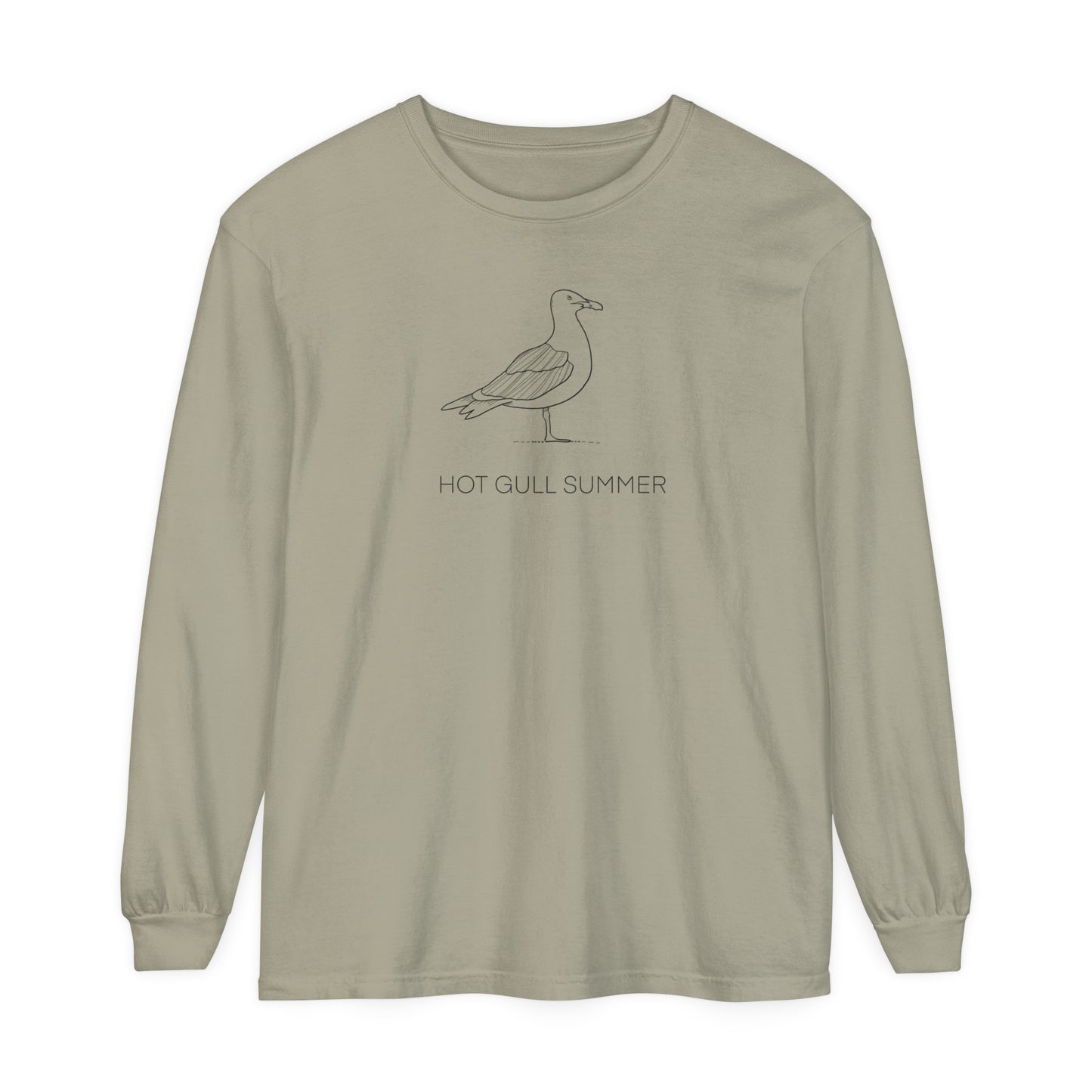 Hot Gull Summer Seagull Long Sleeve Tee