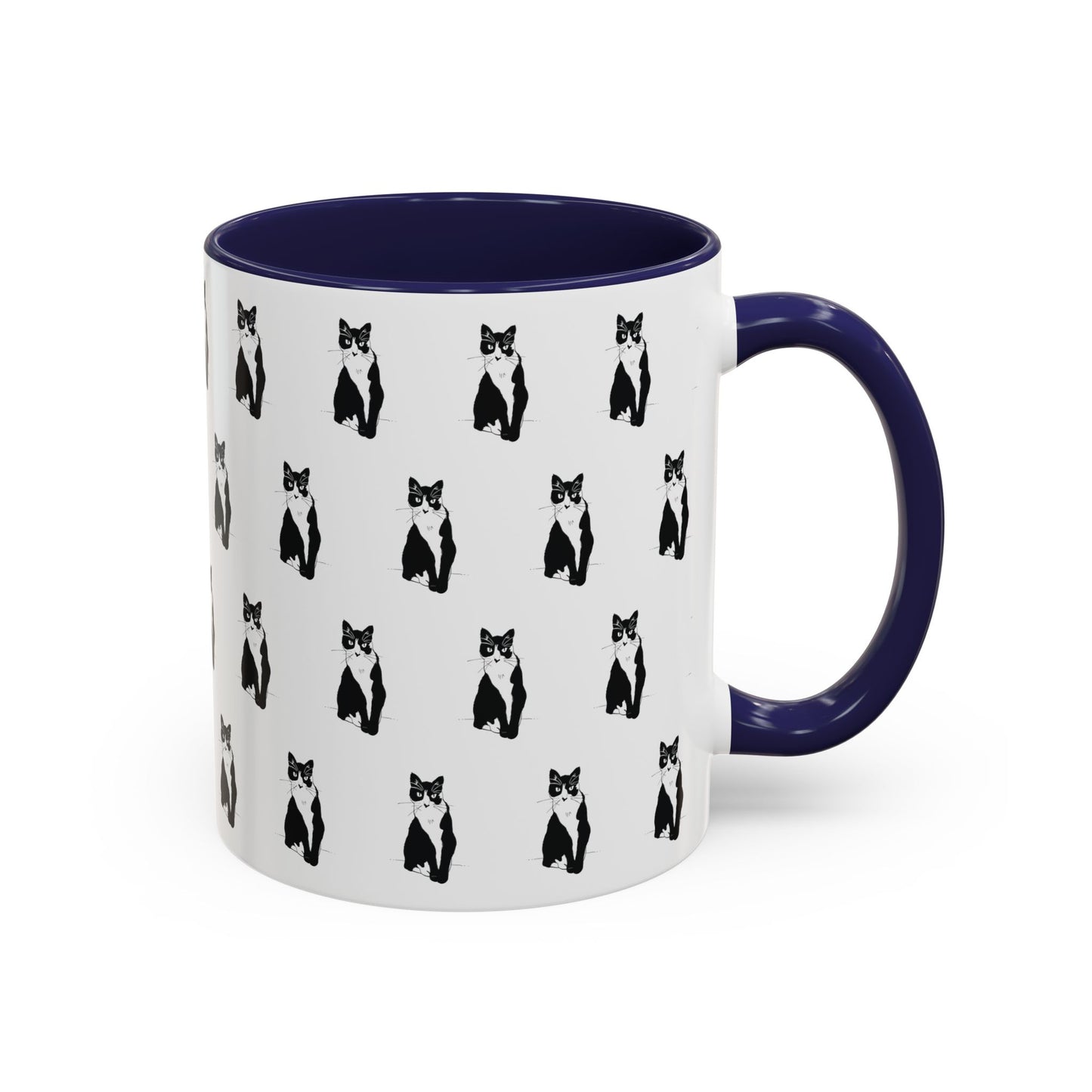 Herd of Cats Accent Mug (Transparent Style Cat) - Cat Mug
