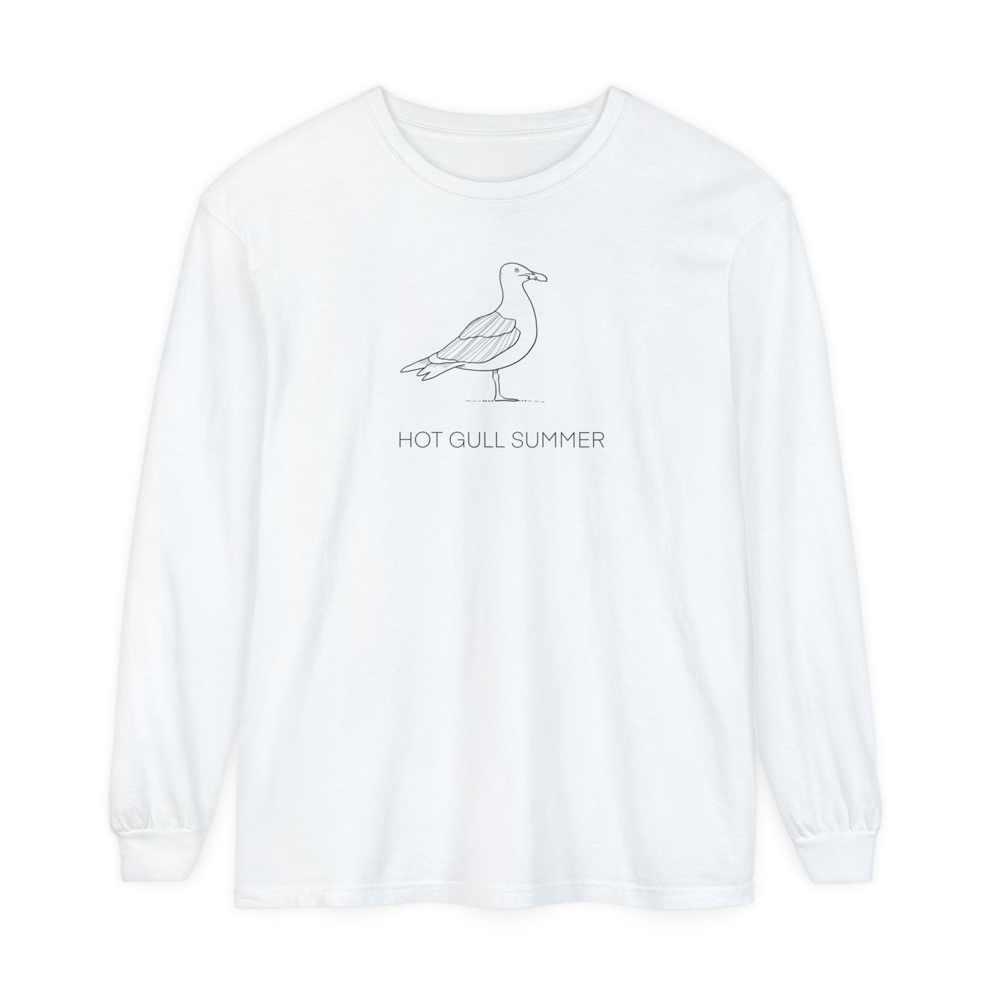 Hot Gull Summer Seagull Long Sleeve Tee
