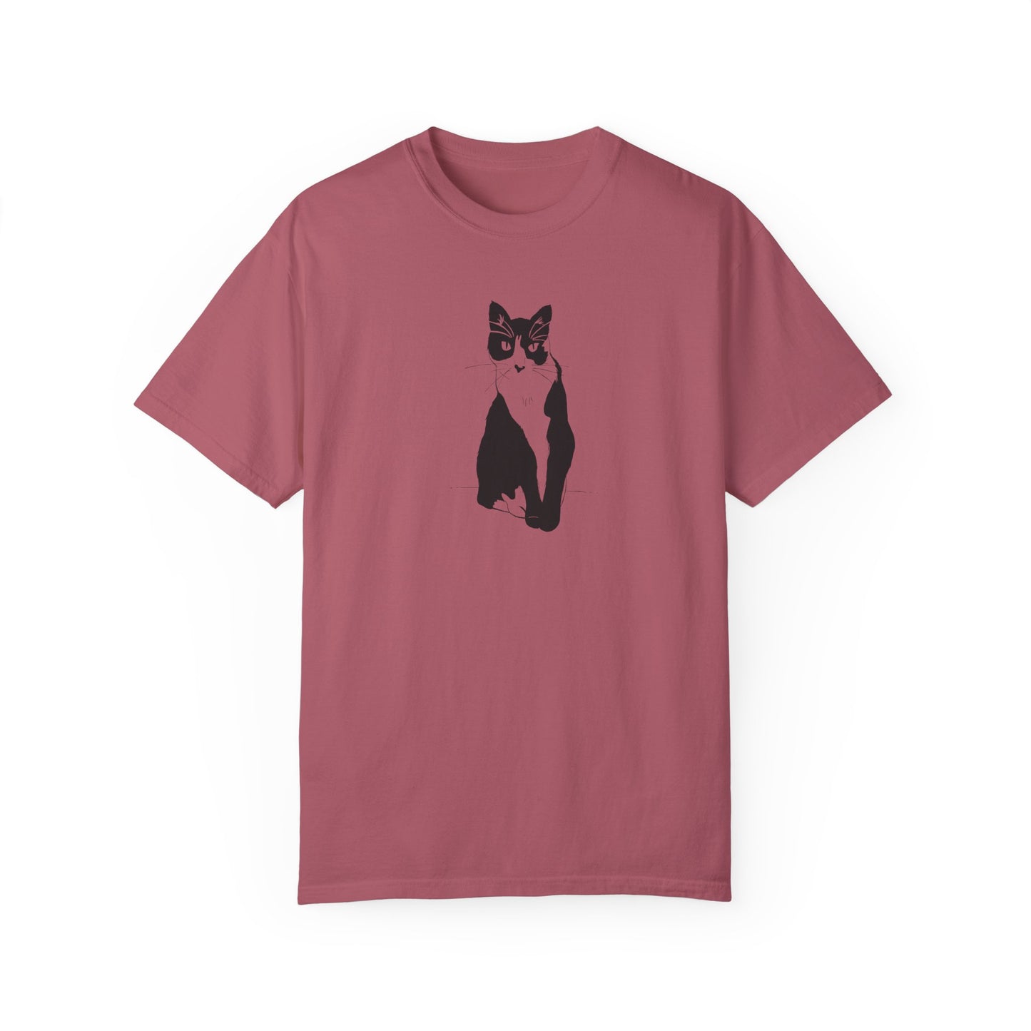Cat Tee (Transparent Style Cat) - Cat Drawing Shirt
