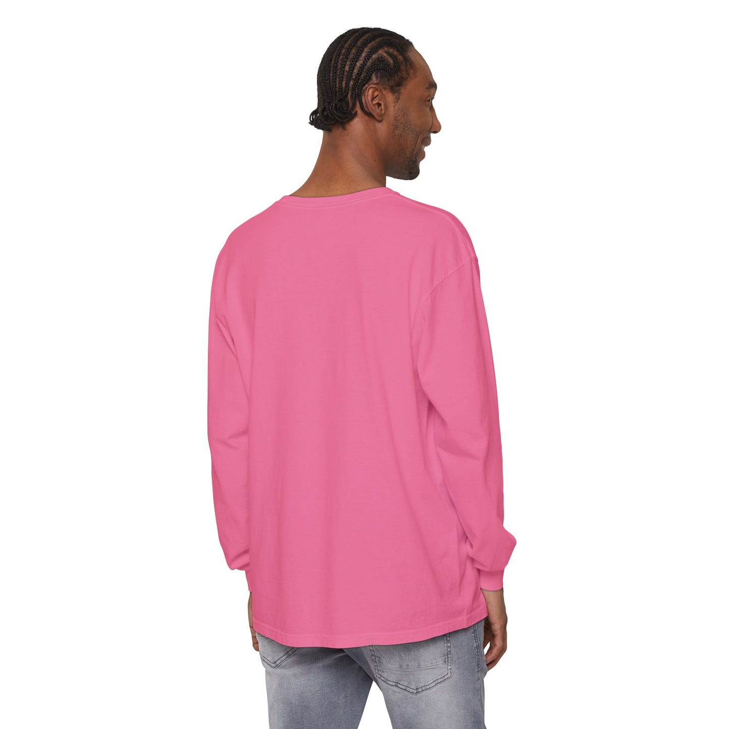 Cat Long Sleeve Tee (Transparent Style Cat) - Cat Drawing Shirt