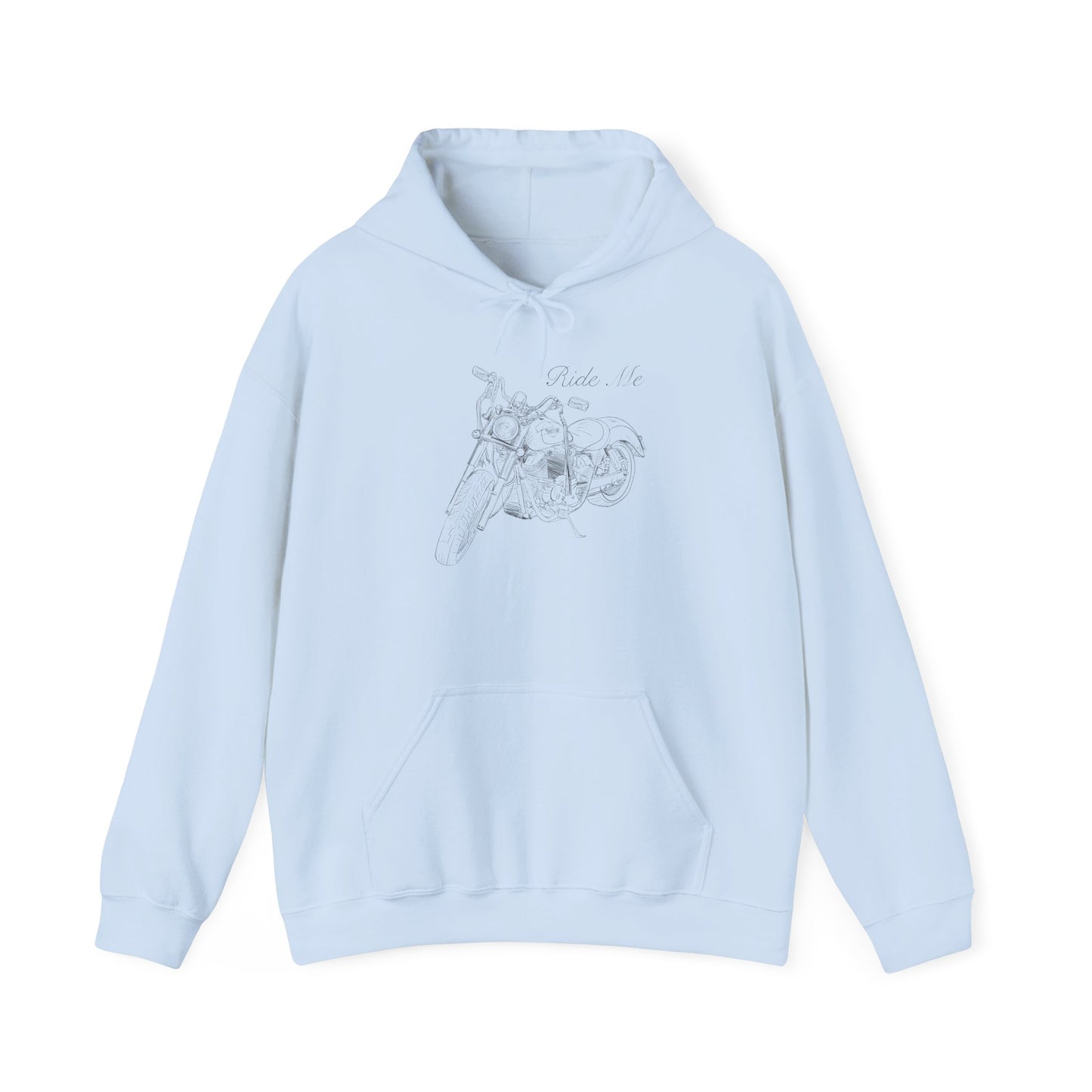 Ride Me Harley Motorcycle Drawing Hoodie Sweatshirt