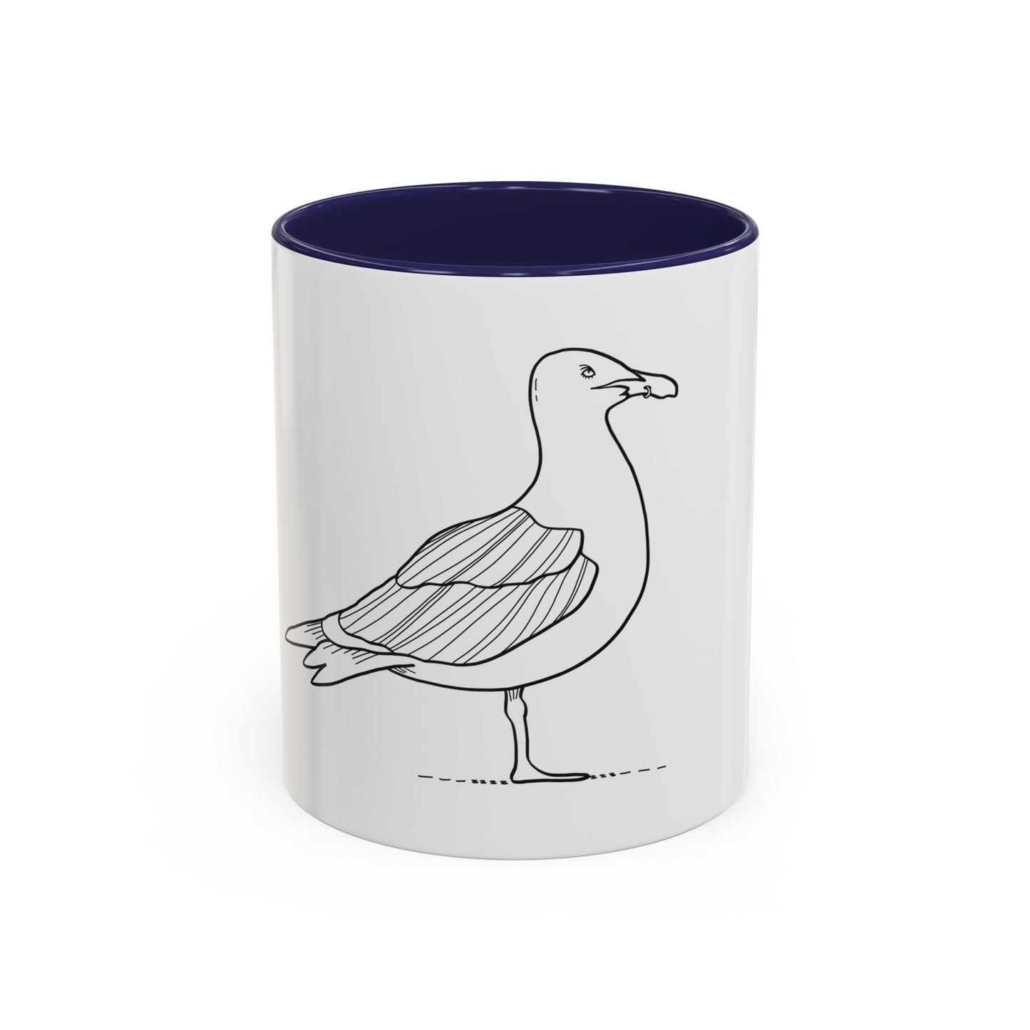 Hot Gull Accent Mug - One Bird