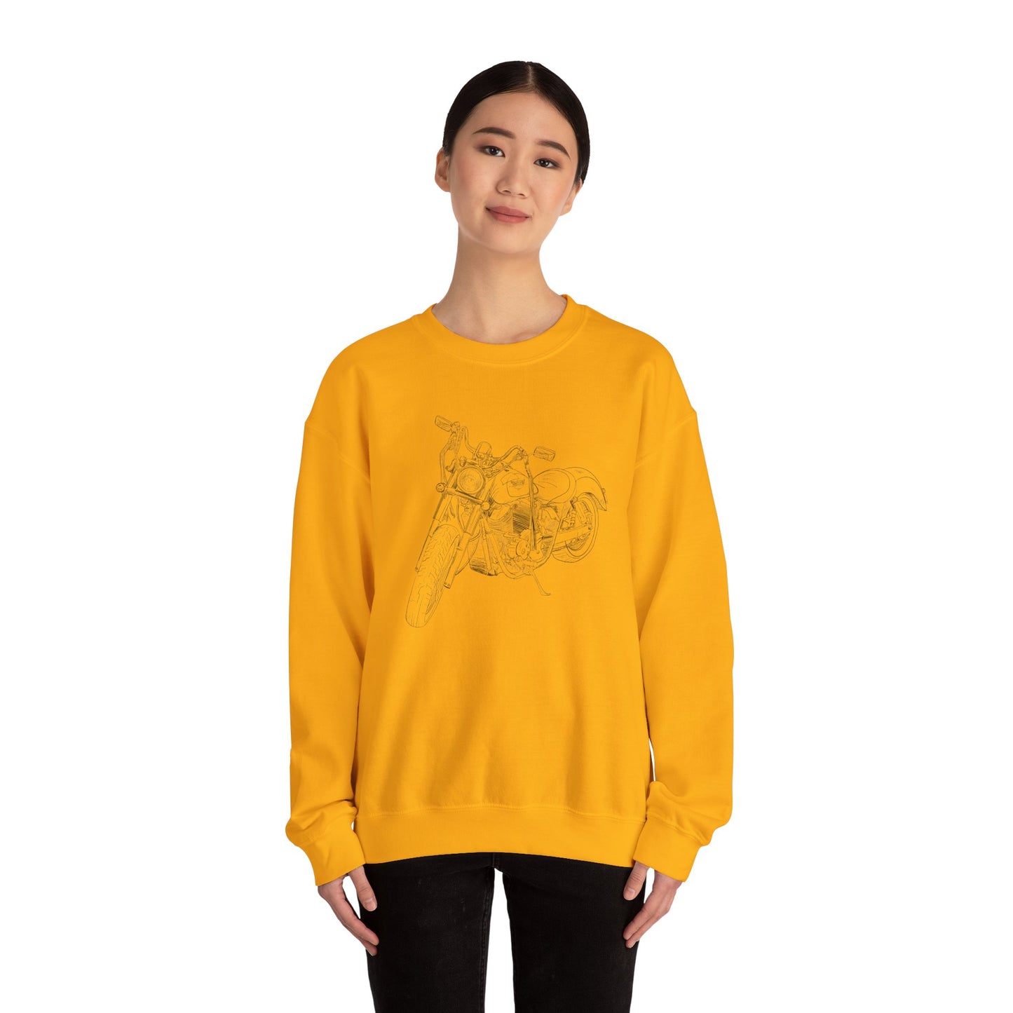Motorcycle Drawing Sweatshirt