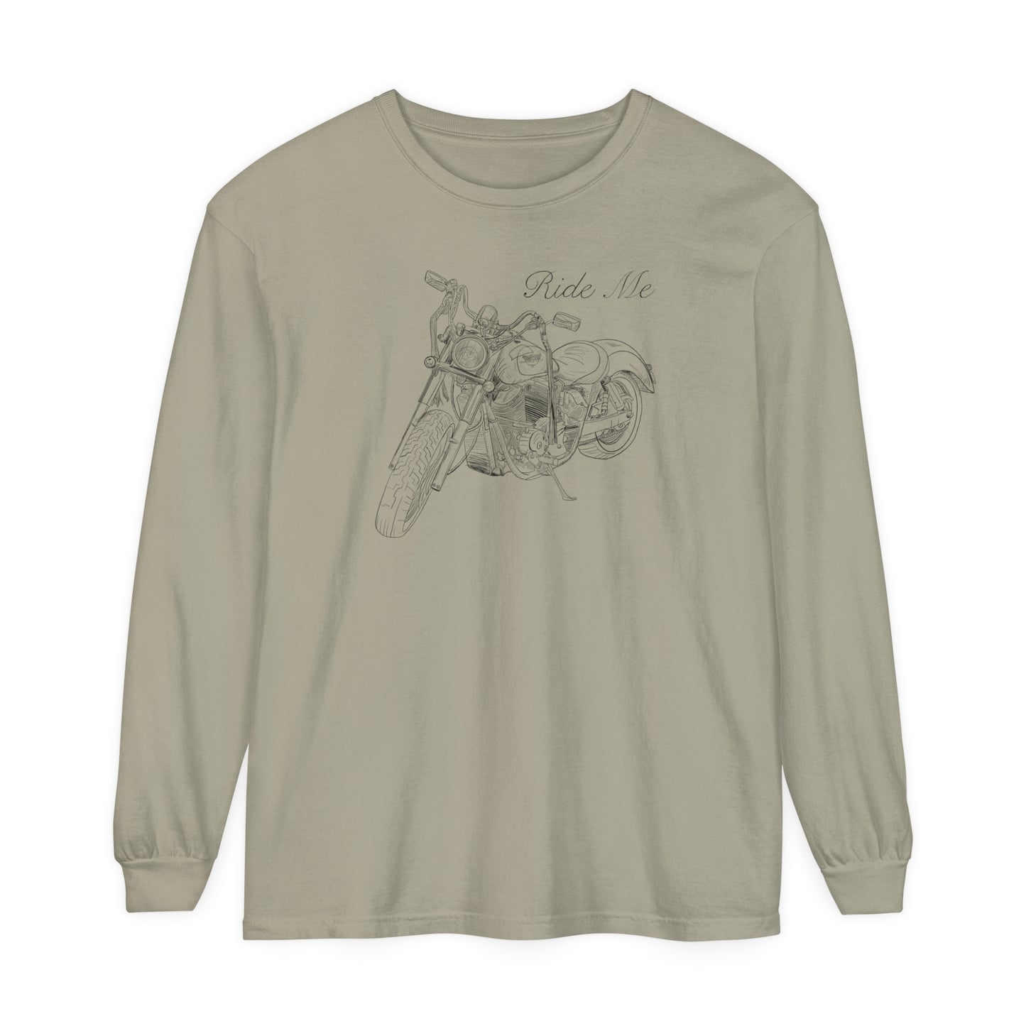 Ride Me Motorcycle Long Sleeve Tee