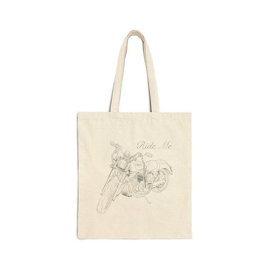 Ride Me Motorcycle Tote Bag