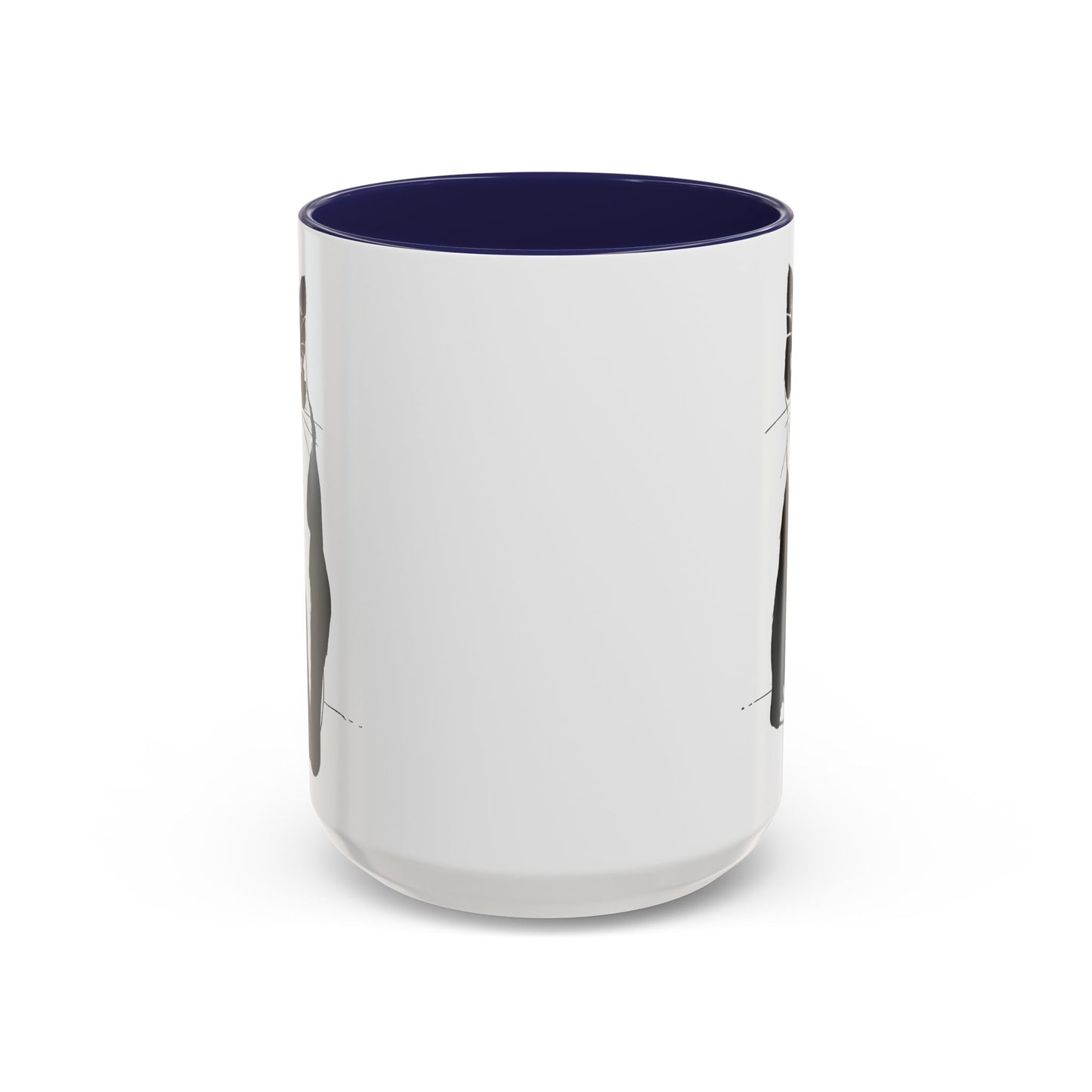 Cat Mug (Transparent Style Cat) - Two Cats Accent Edition Cat Mug