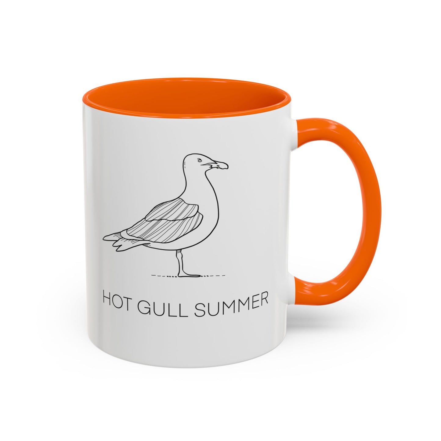 Hot Gull Summer Seagull Accent Mug
