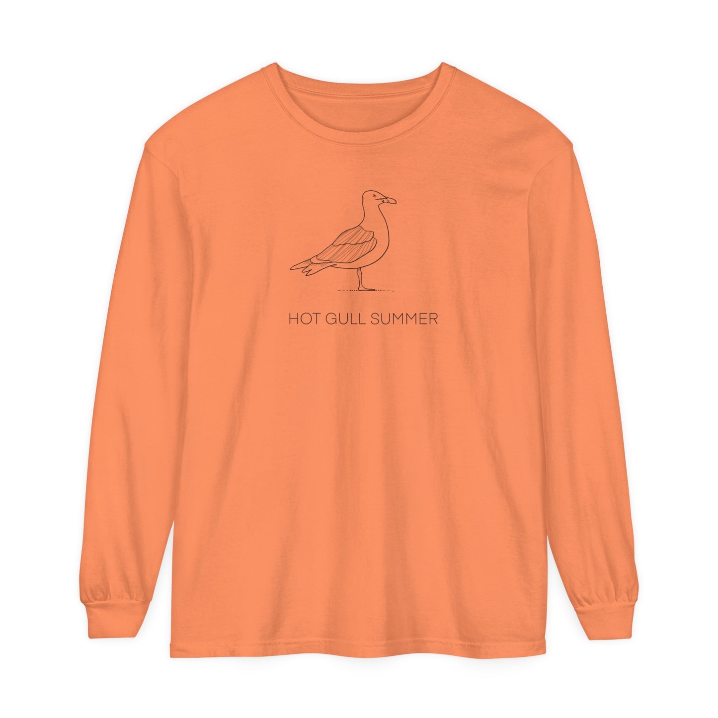 Hot Gull Summer Seagull Long Sleeve Tee