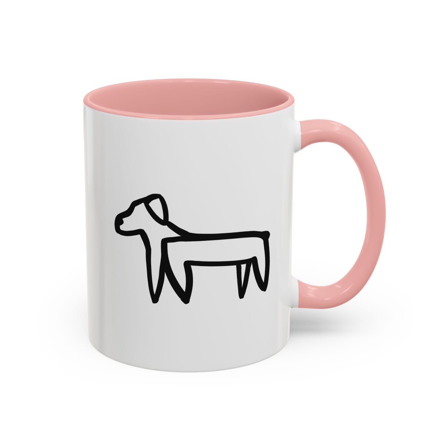 Double Dog Accent Mug