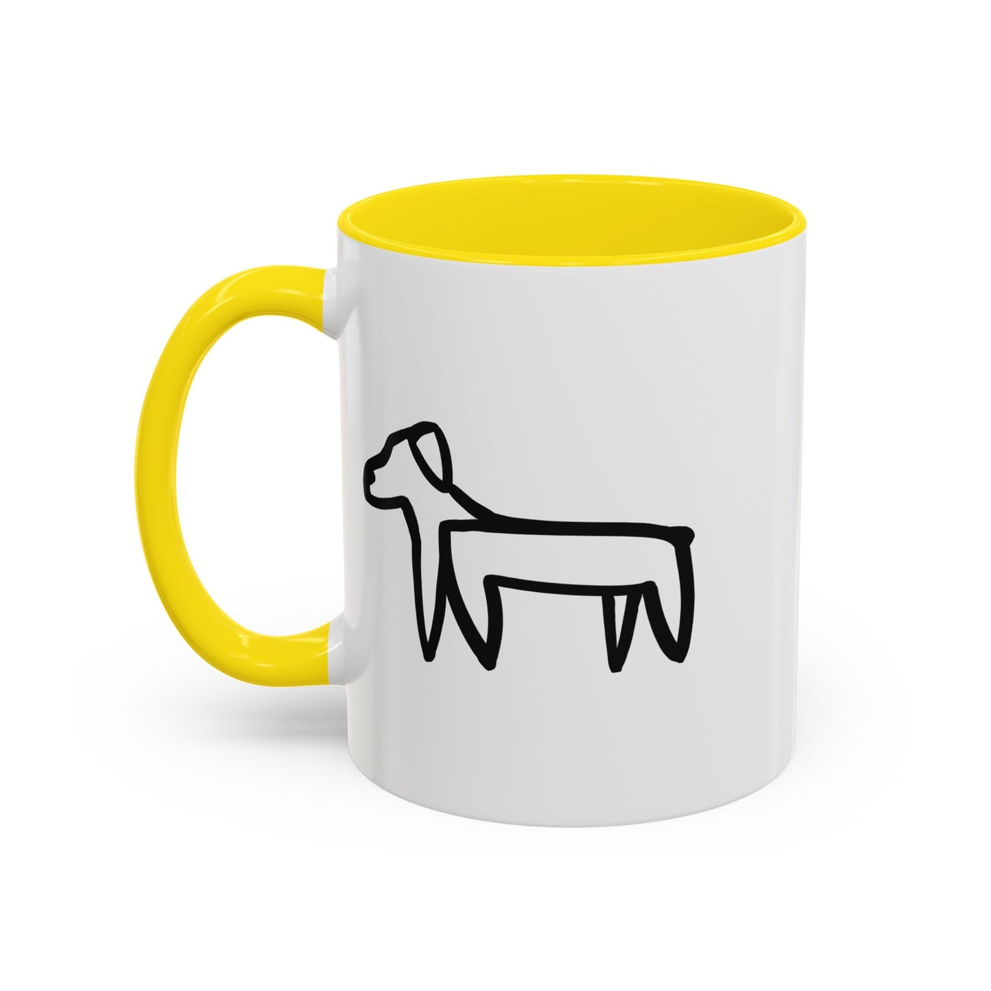 Double Dog Accent Mug