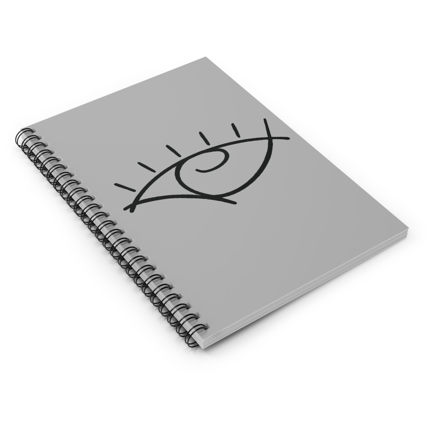 Seeing Eye Grey Spiral Notebook