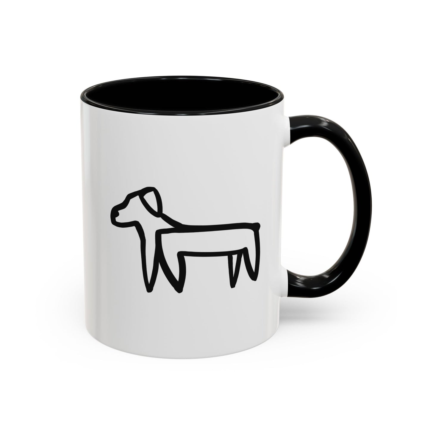 Double Dog Accent Mug