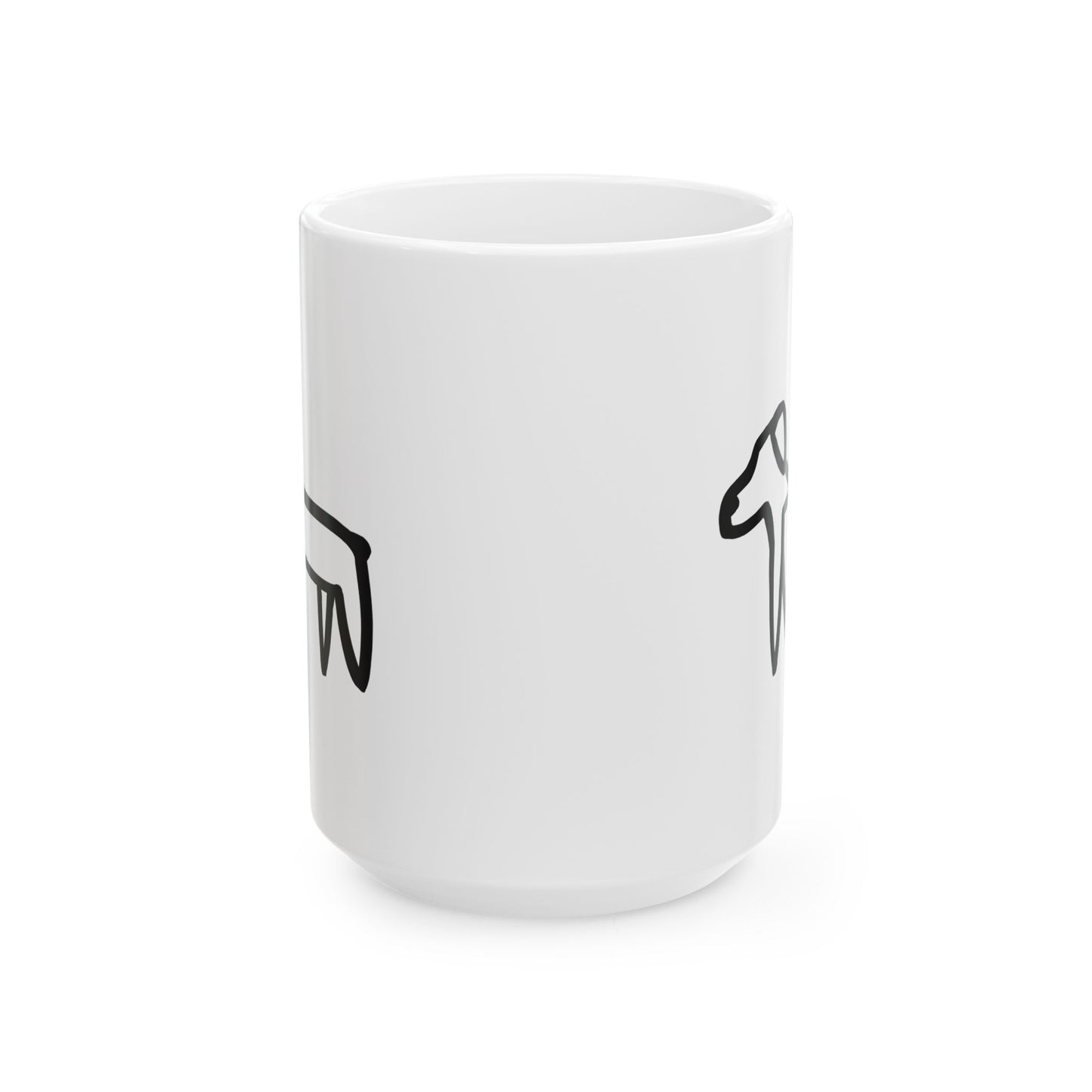 Dog Drawing Mug - Two Dogs Edition