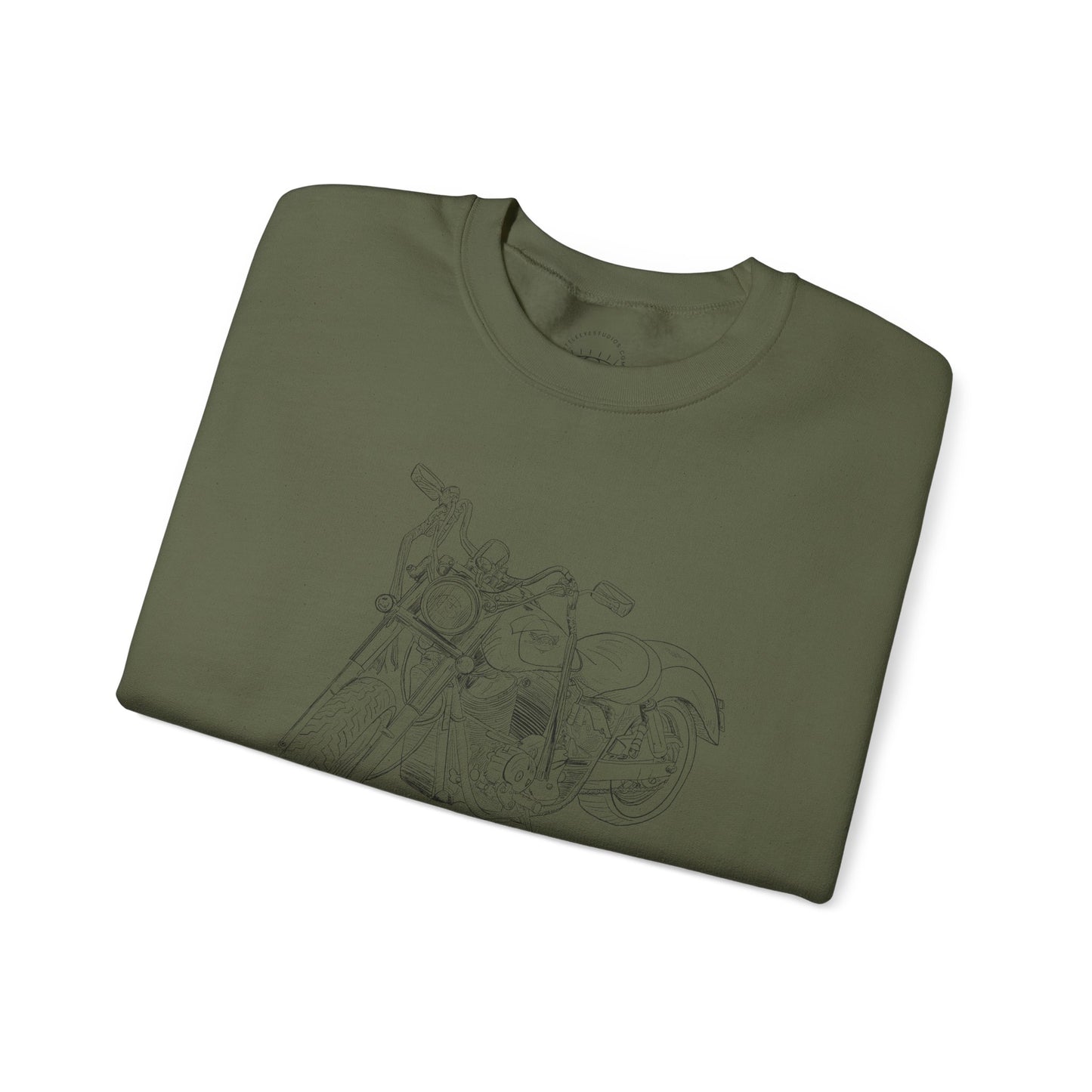 Motorcycle Drawing Sweatshirt