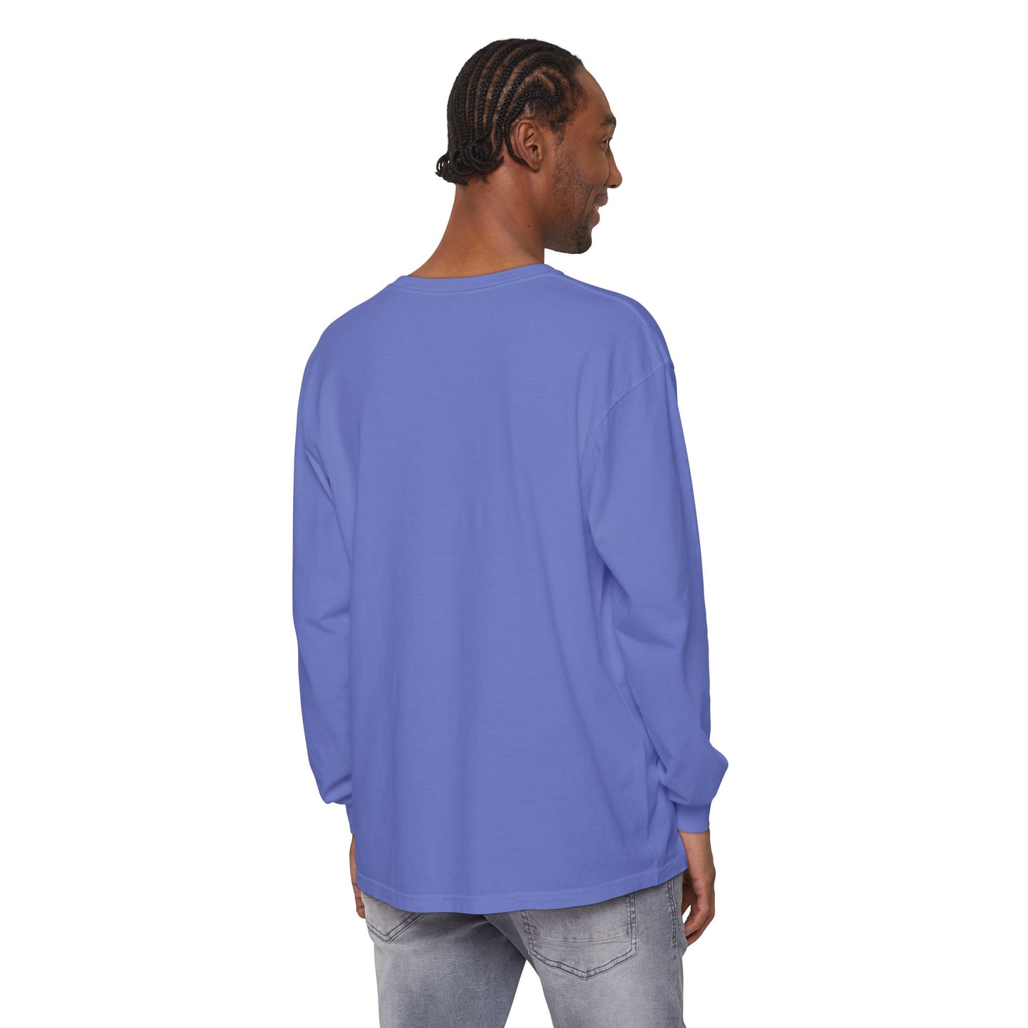 Cat Long Sleeve Tee (Transparent Style Cat) - Cat Drawing Shirt