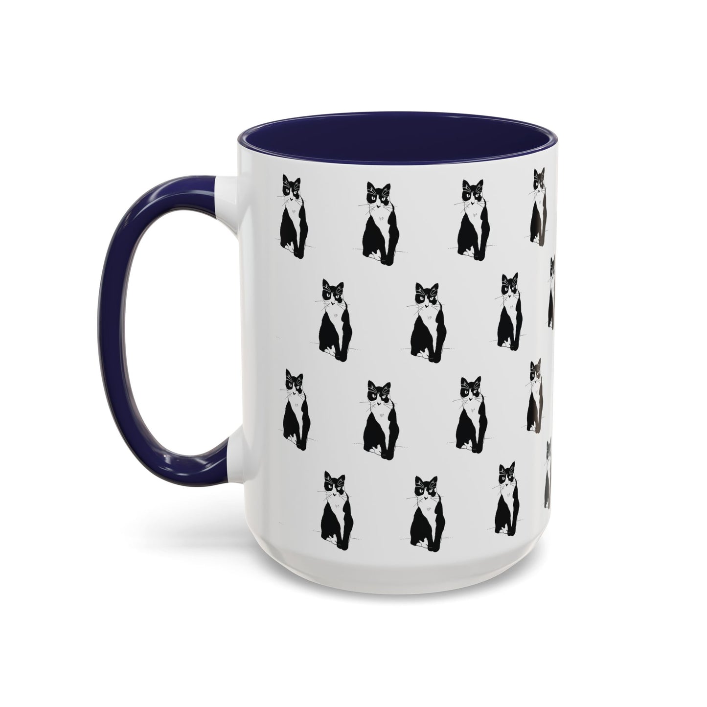 Herd of Cats Accent Mug (Transparent Style Cat) - Cat Mug