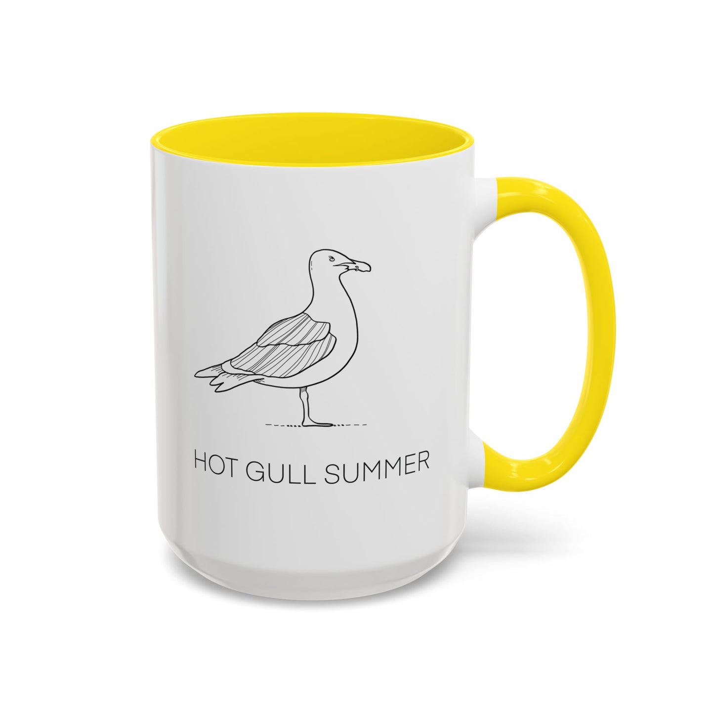 Hot Gull Summer Seagull Accent Mug