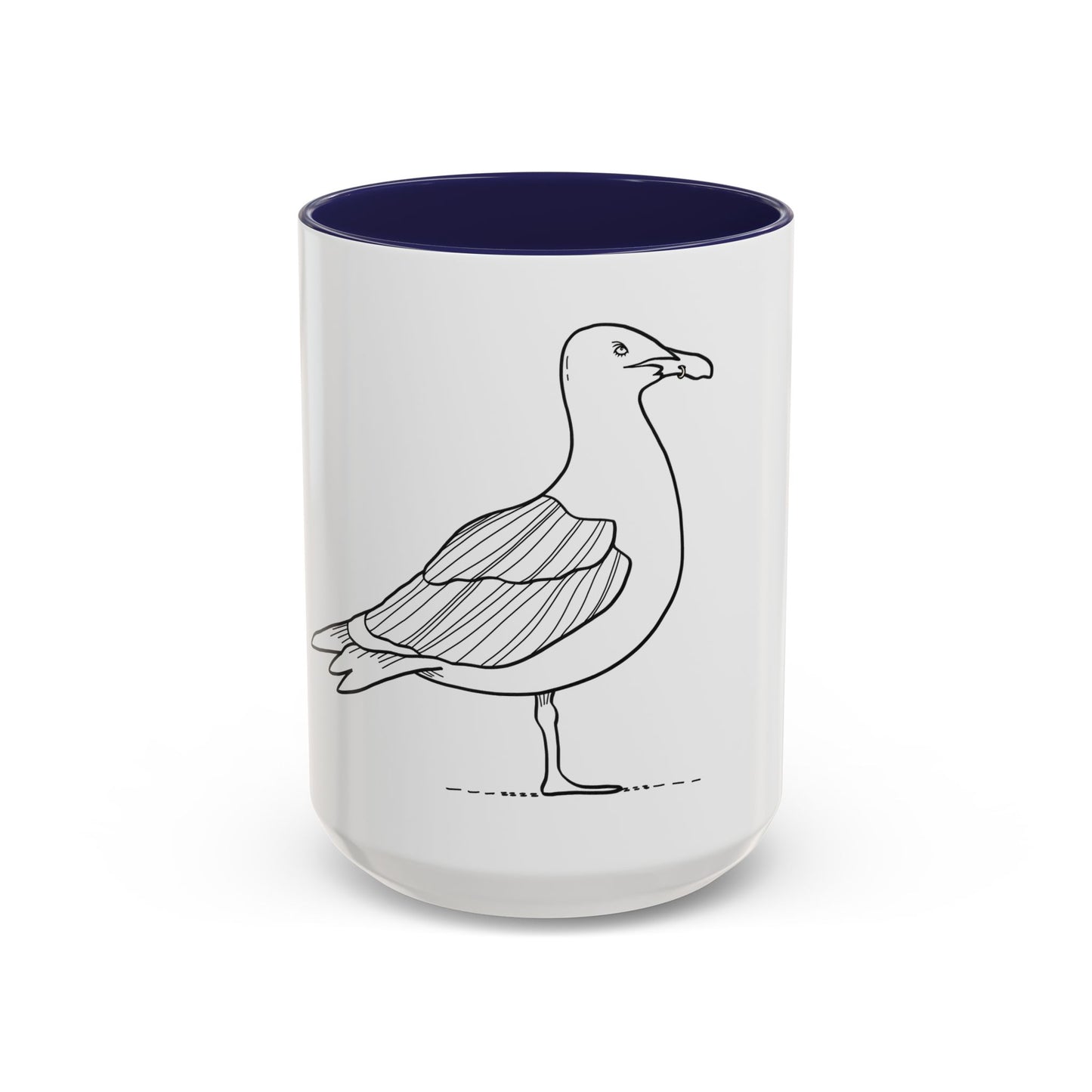 Hot Gull Accent Mug - One Bird