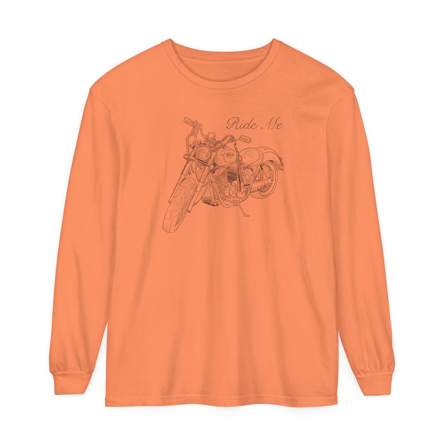 Ride Me Motorcycle Long Sleeve Tee