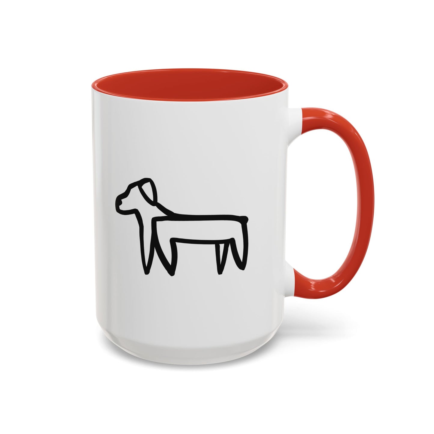 Double Dog Accent Mug
