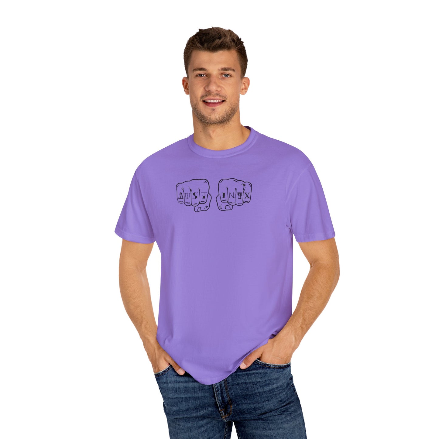 Austin Knuckle Tats - Tattooed Fists Tee